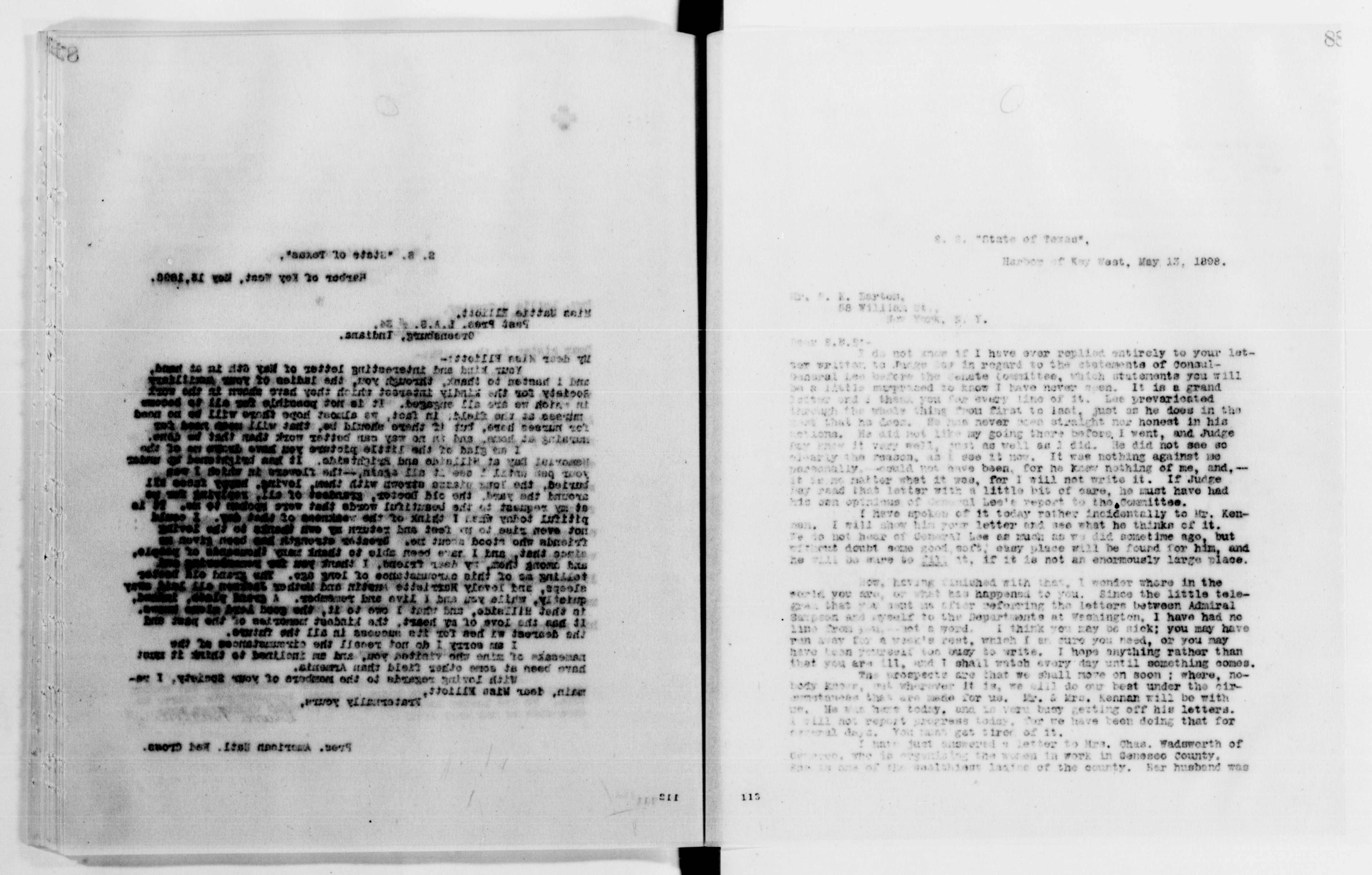 Scanned image of the current content page