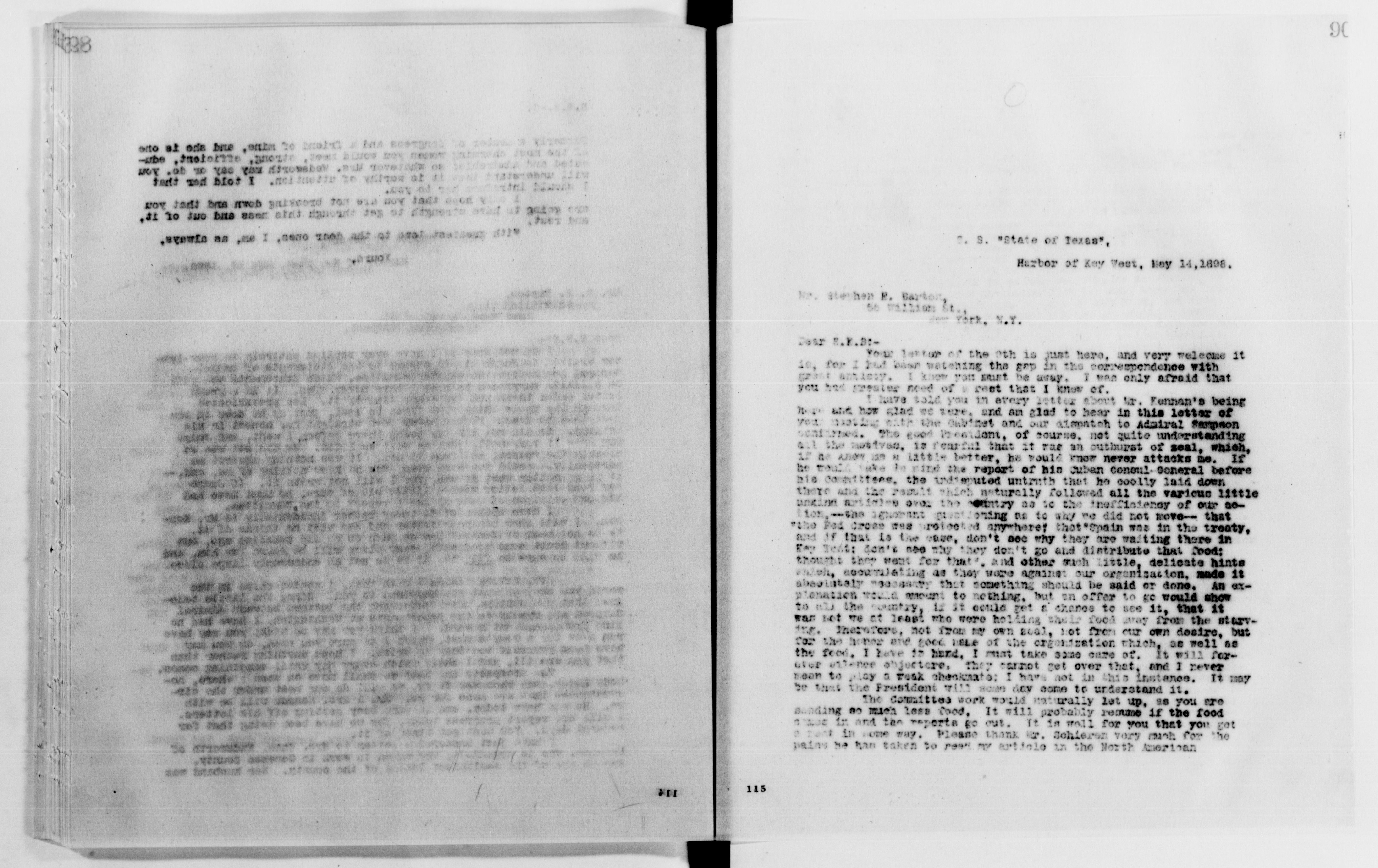 Scanned image of the current content page