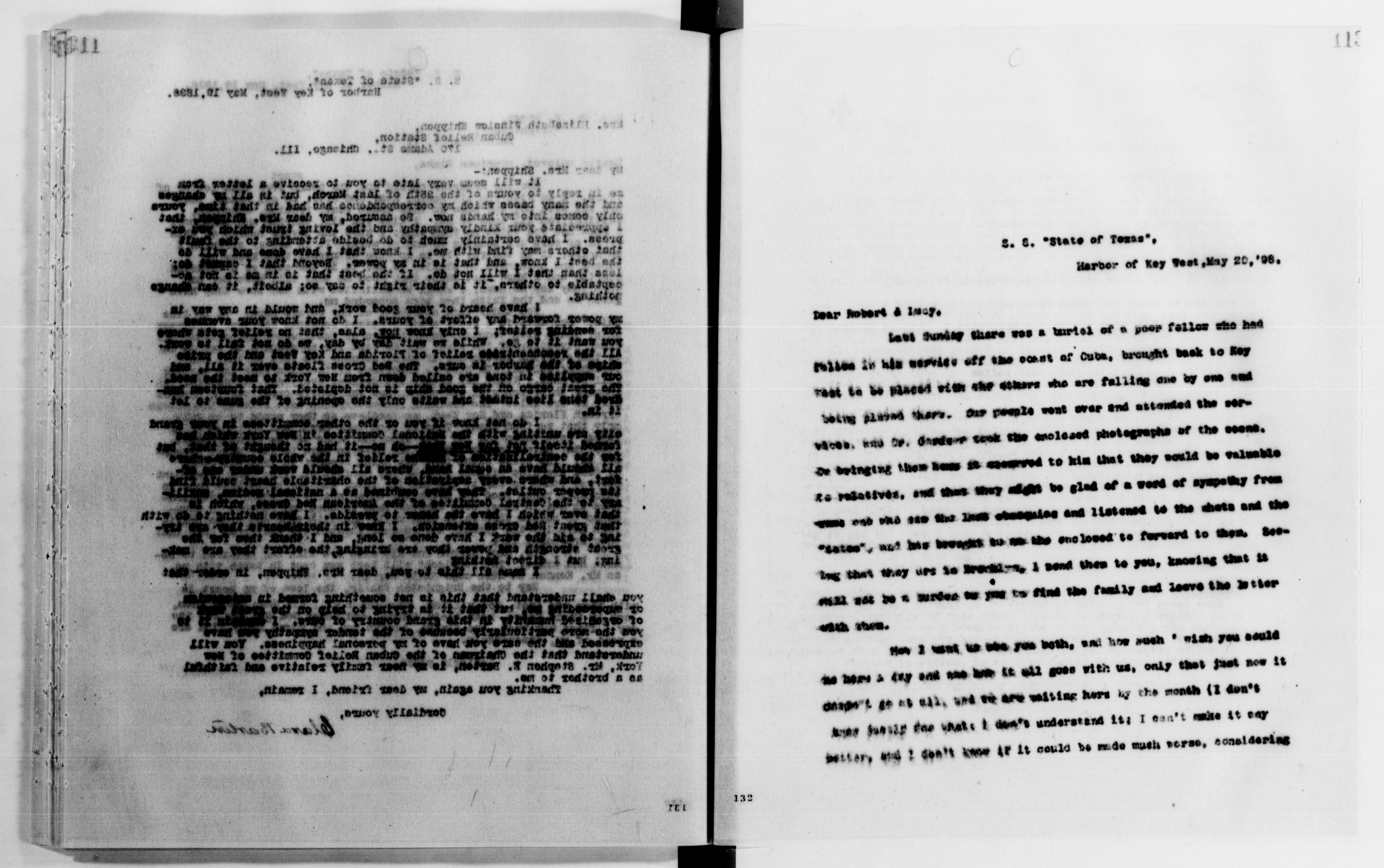 Scanned image of the current content page