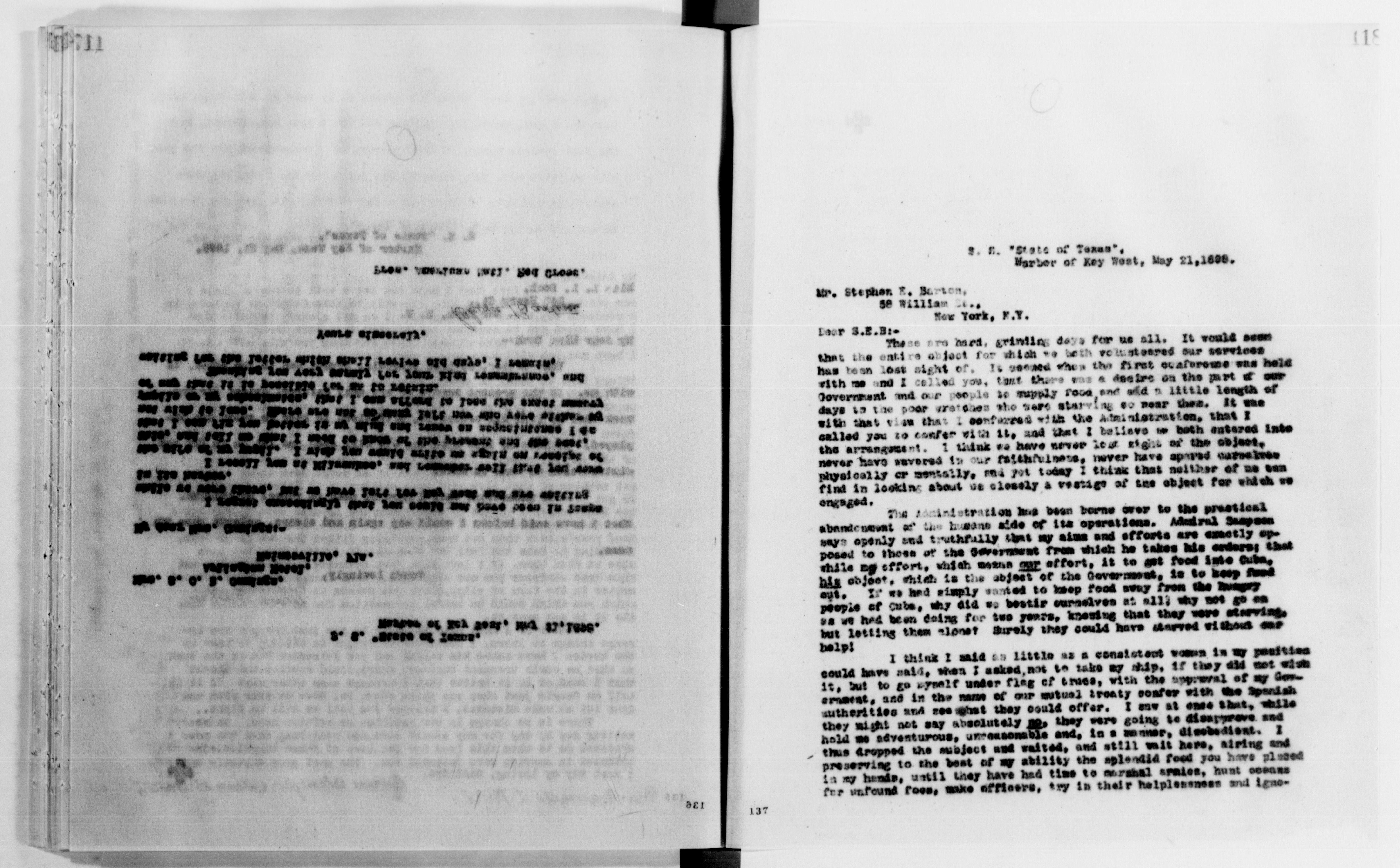 Scanned image of the current content page