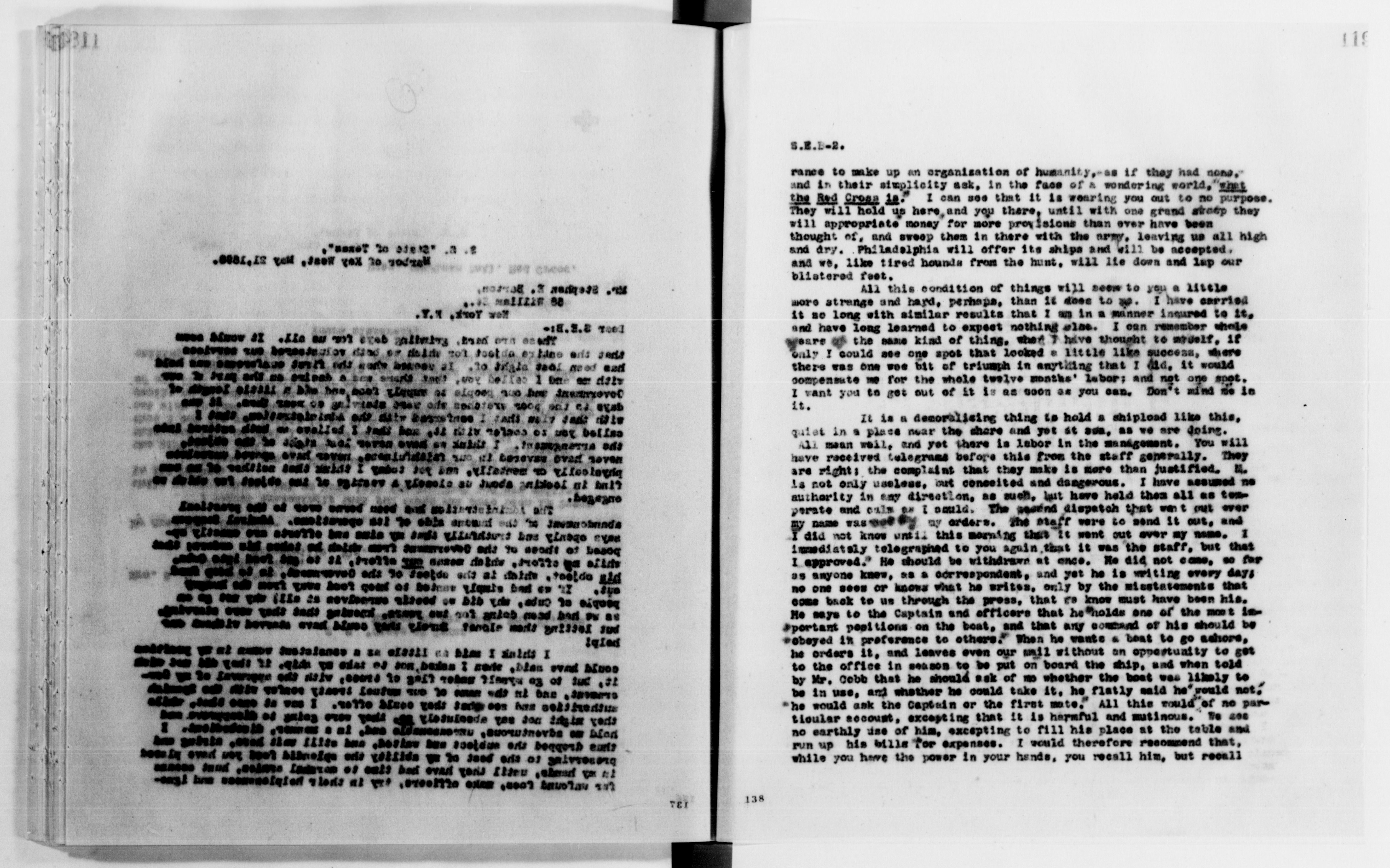 Scanned image of the current content page