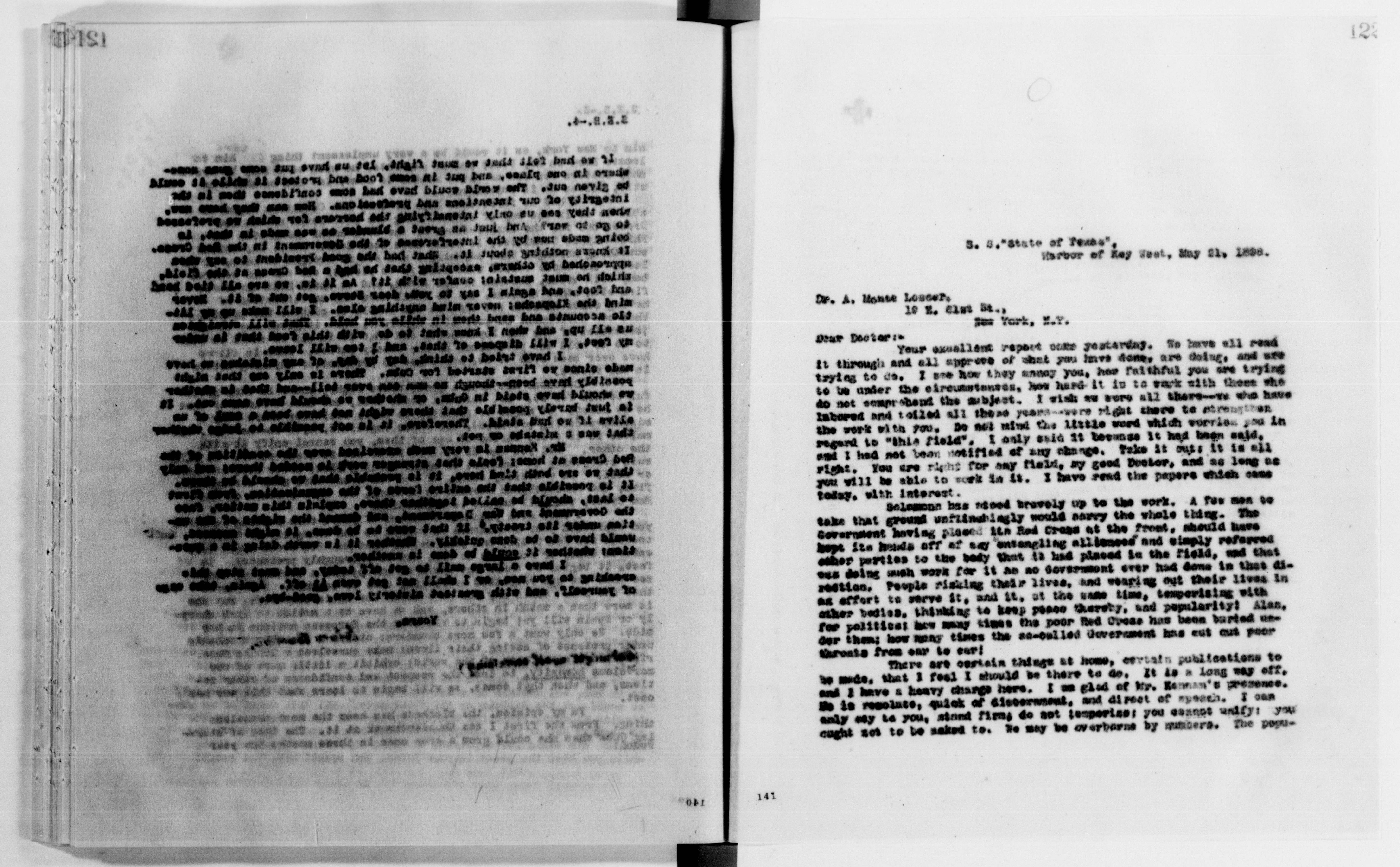 Scanned image of the current content page