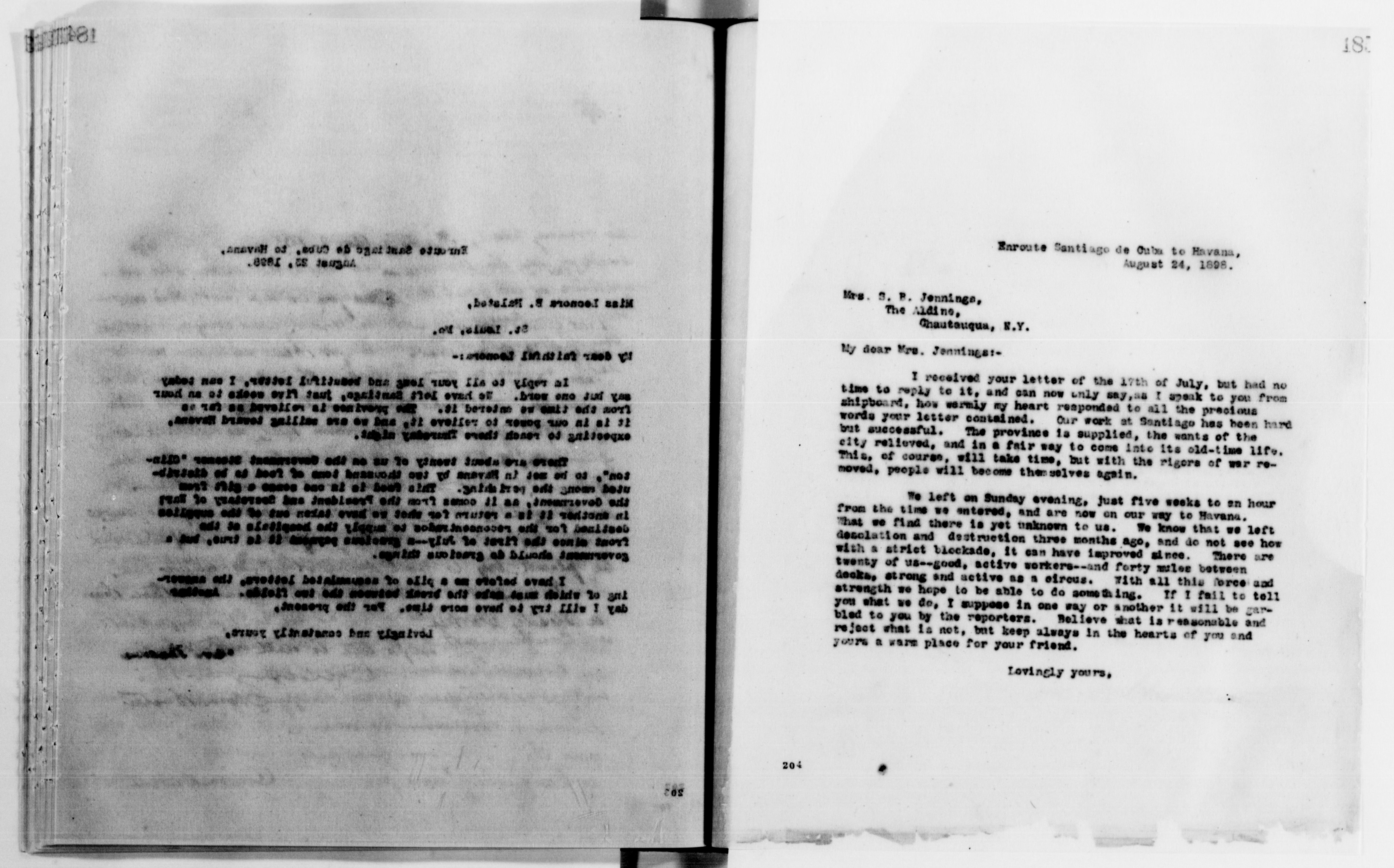 Scanned image of the current content page