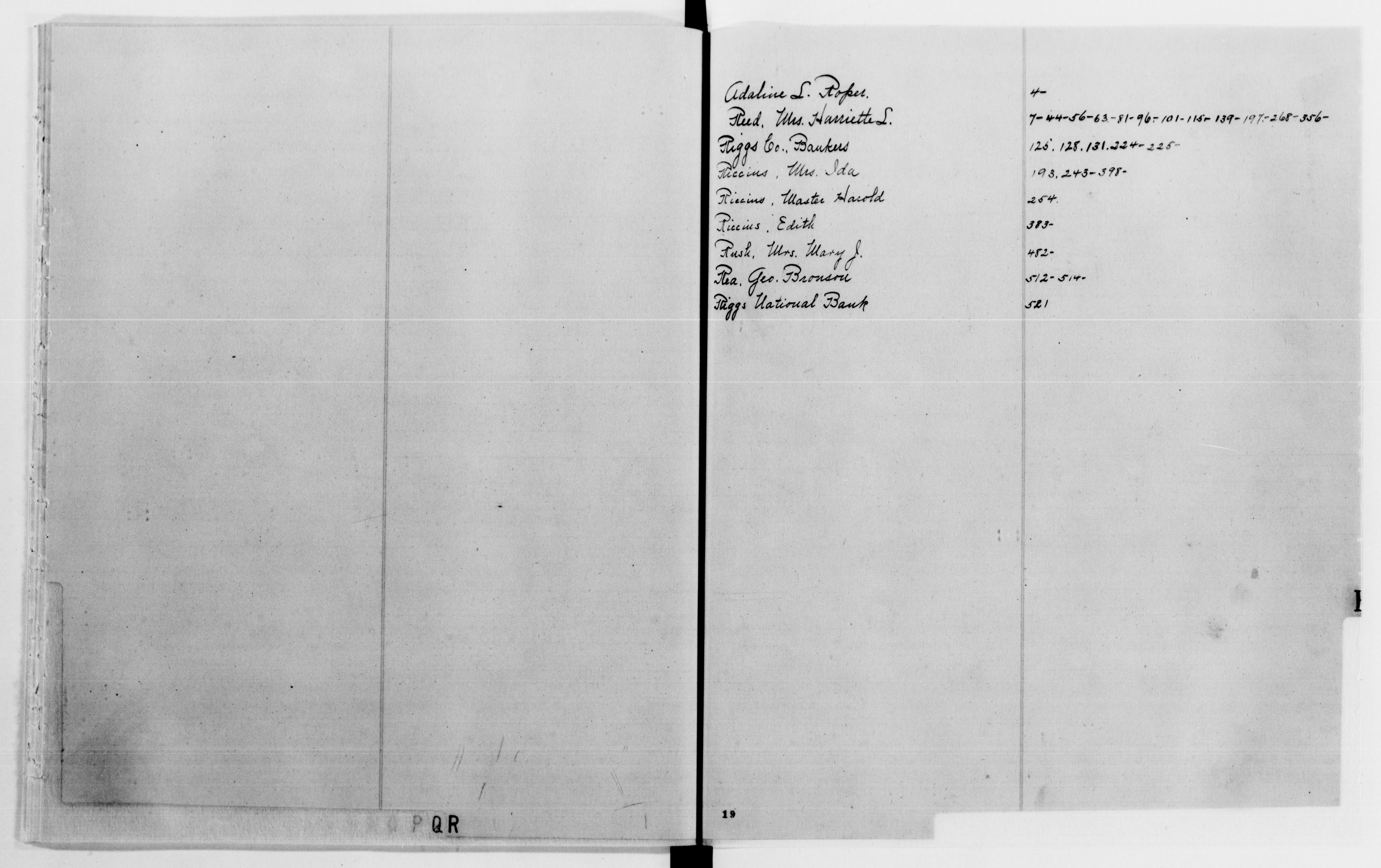 Scanned image of the current content page