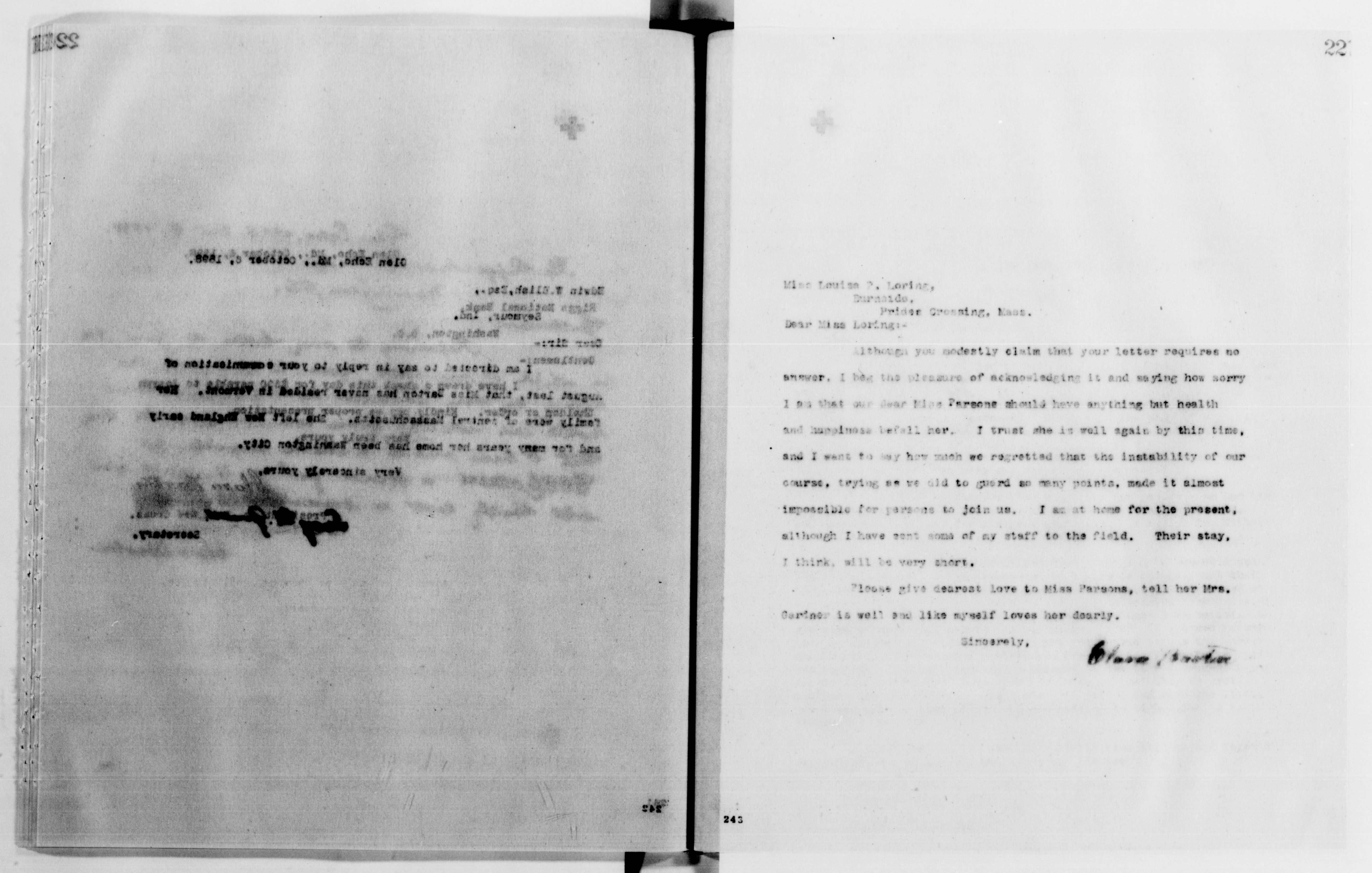 Scanned image of the current content page