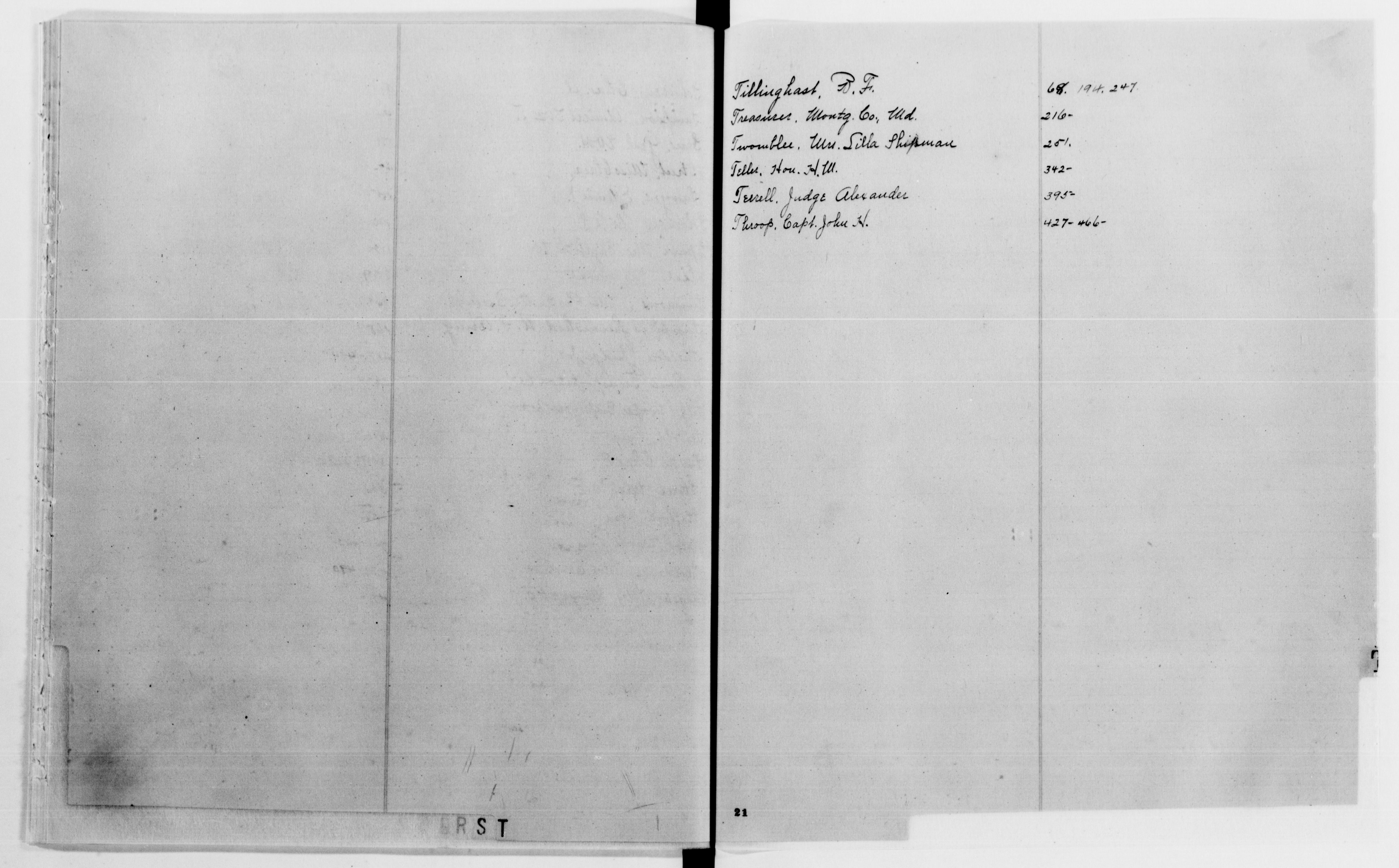 Scanned image of the current content page