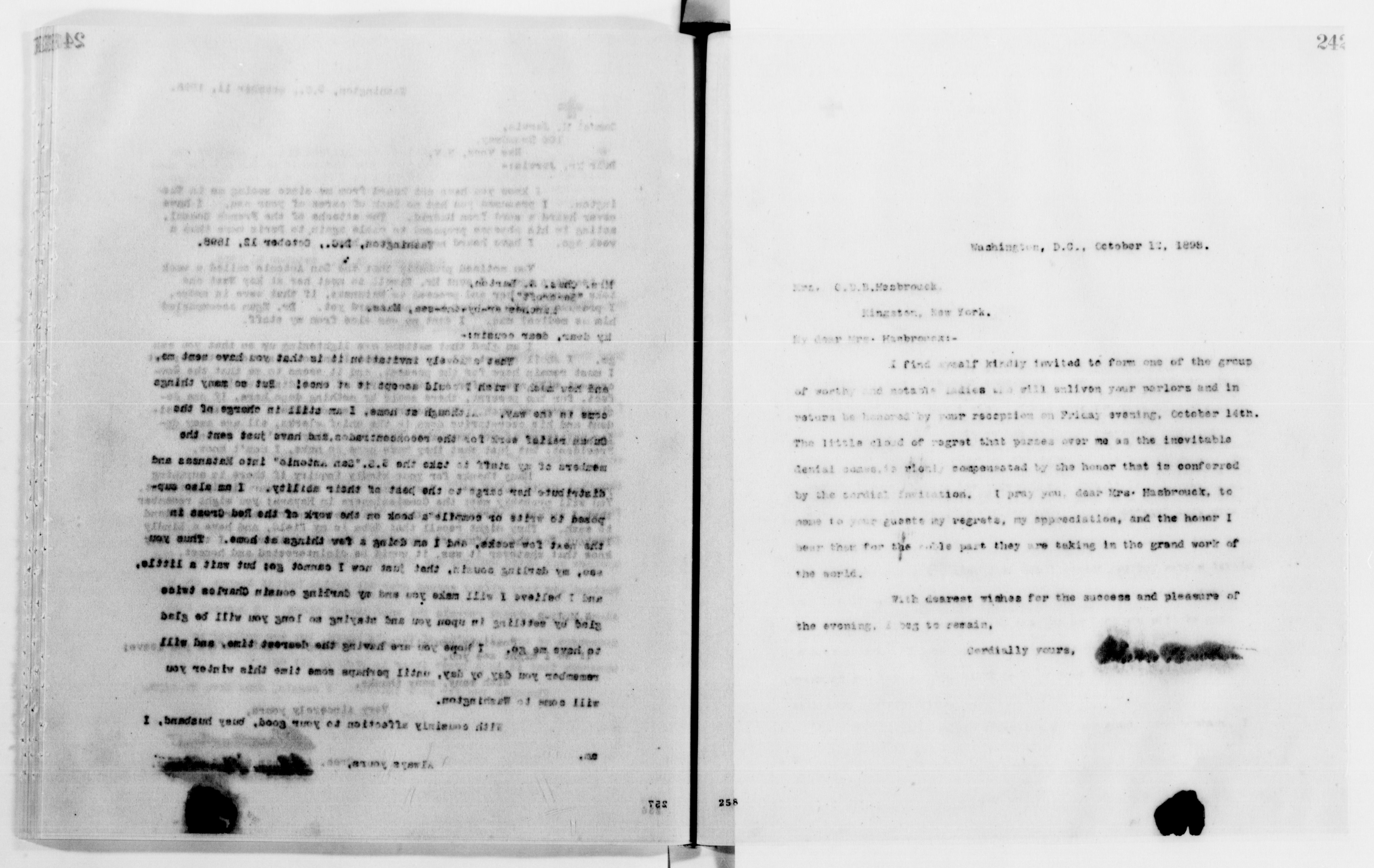 Scanned image of the current content page