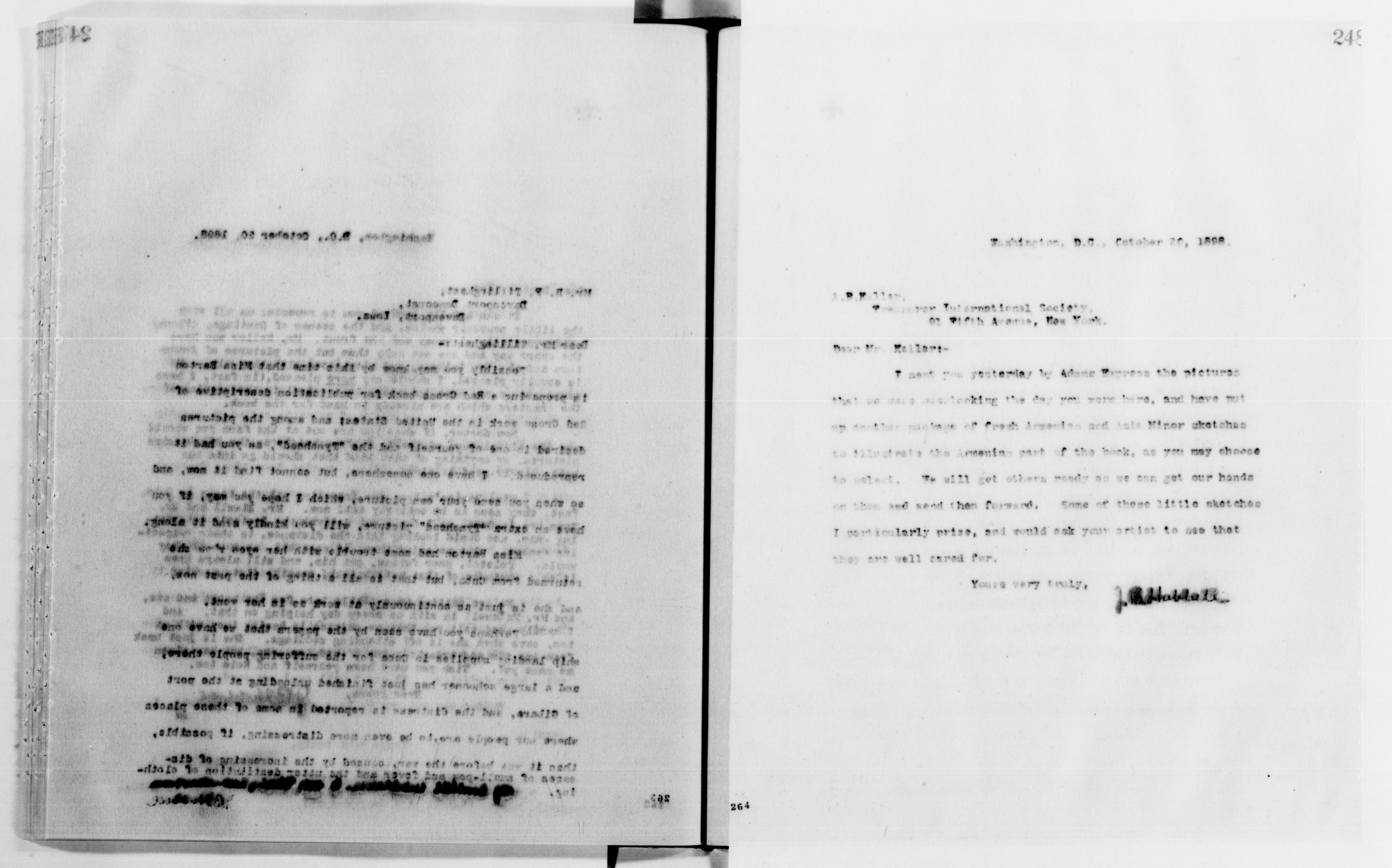 Scanned image of the current content page