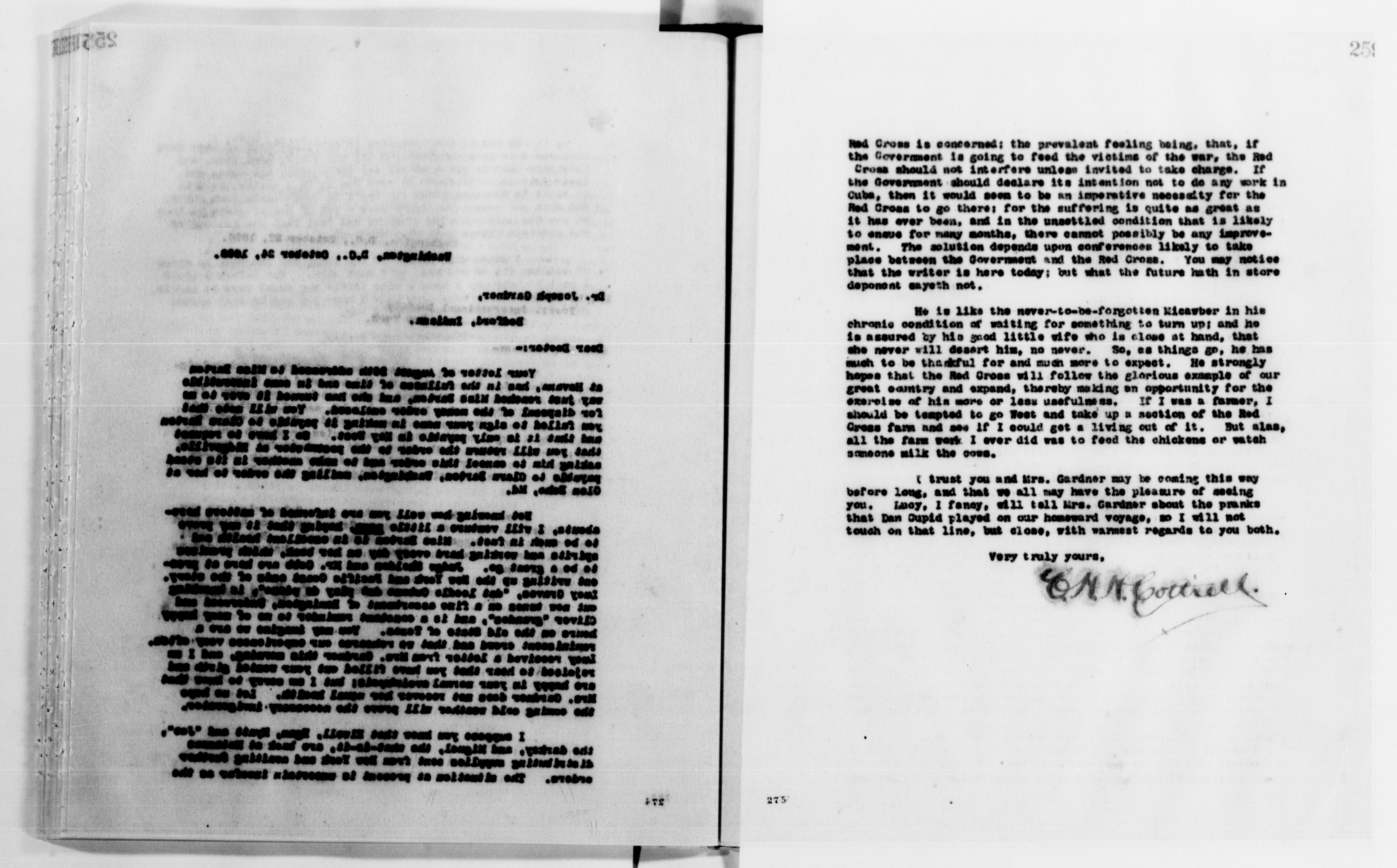 Scanned image of the current content page