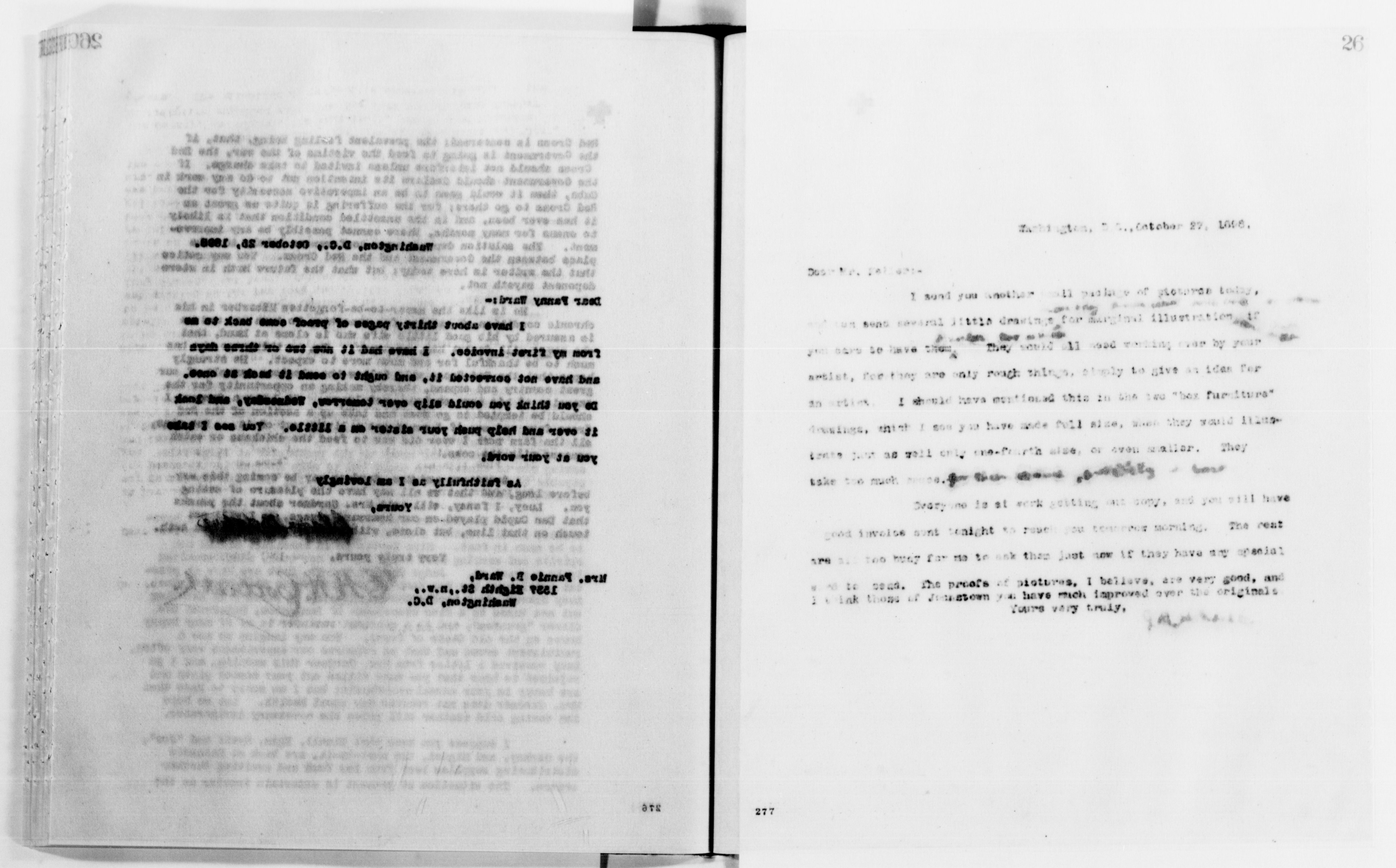 Scanned image of the current content page
