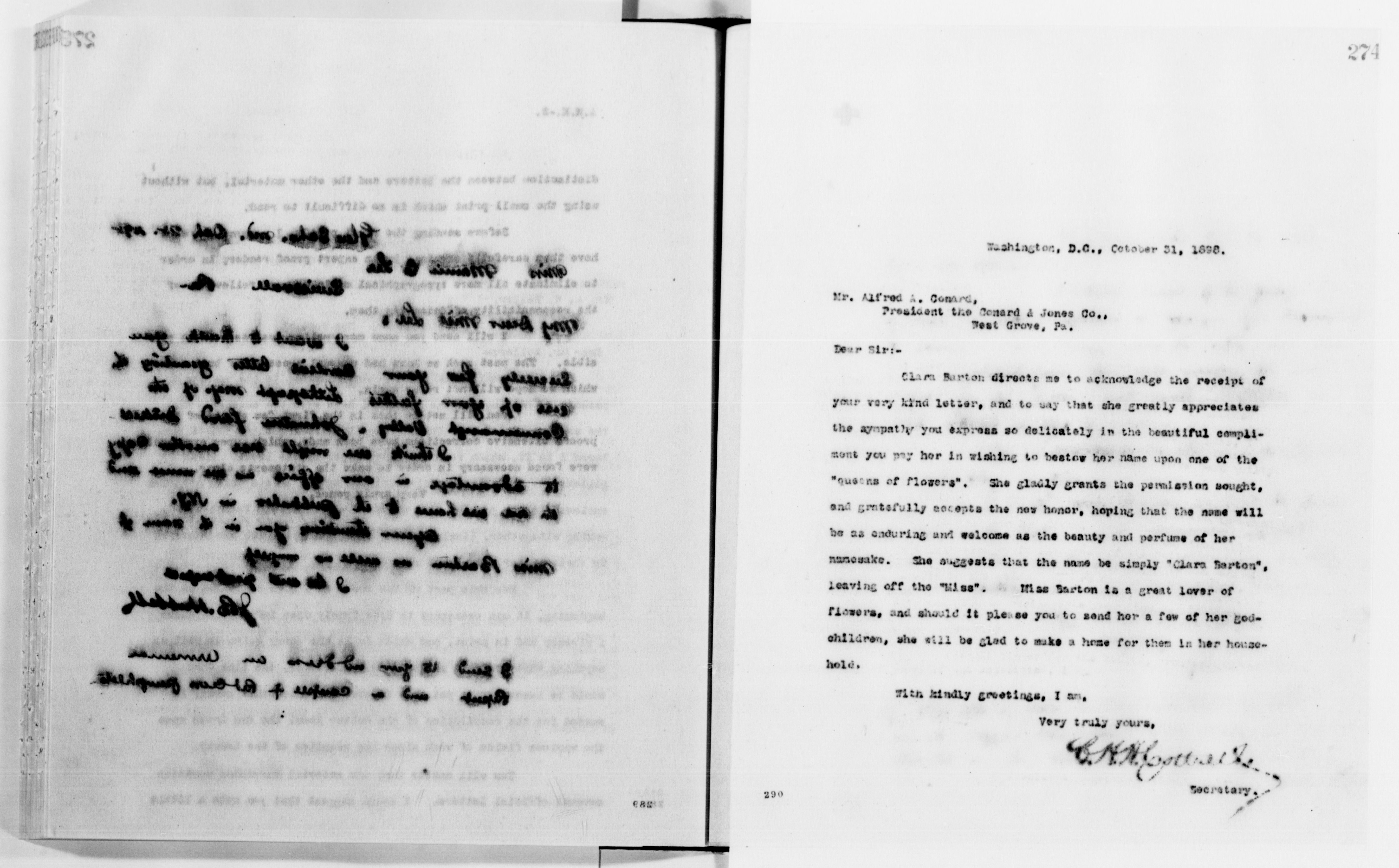 Scanned image of the current content page