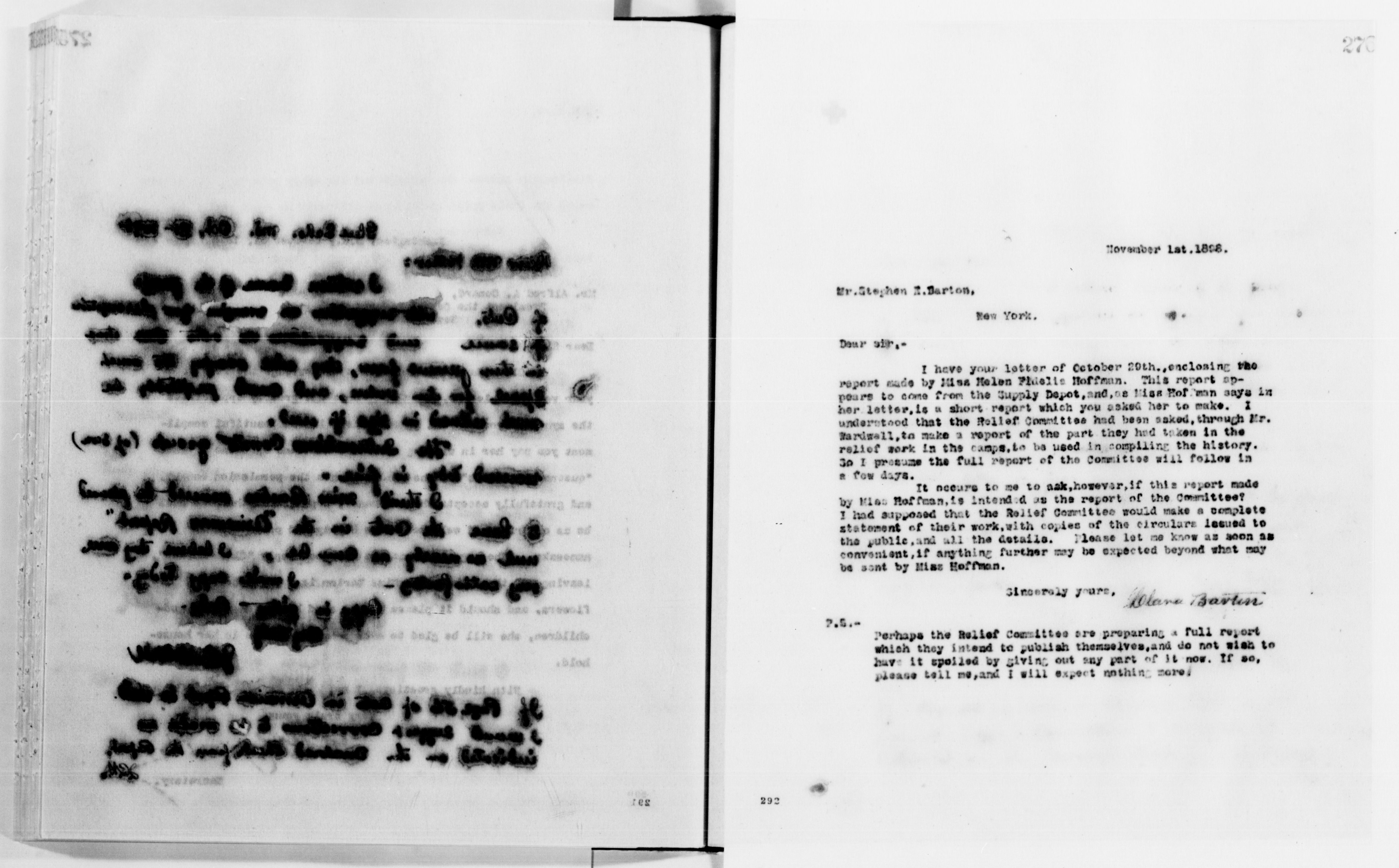 Scanned image of the current content page