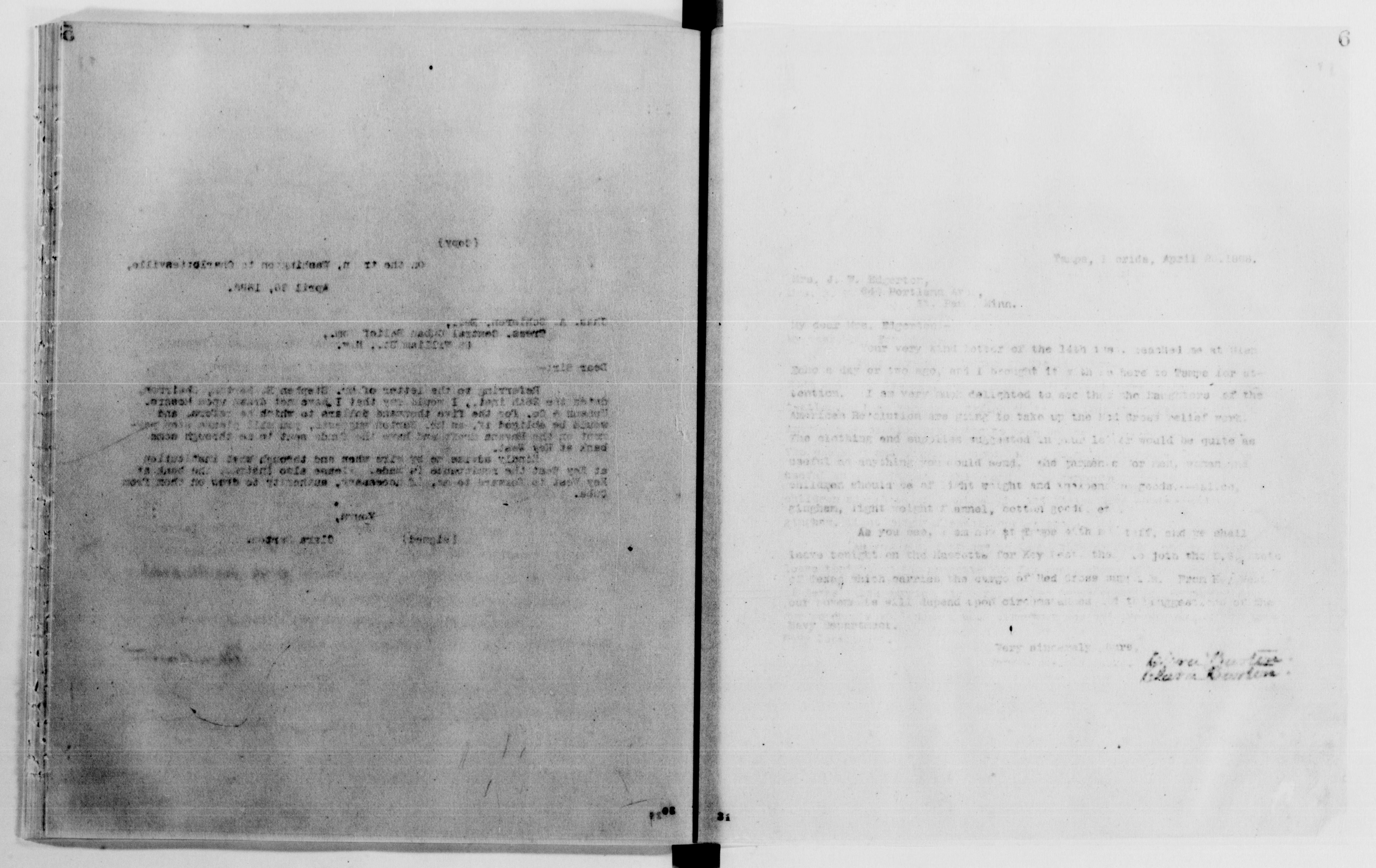 Scanned image of the current content page