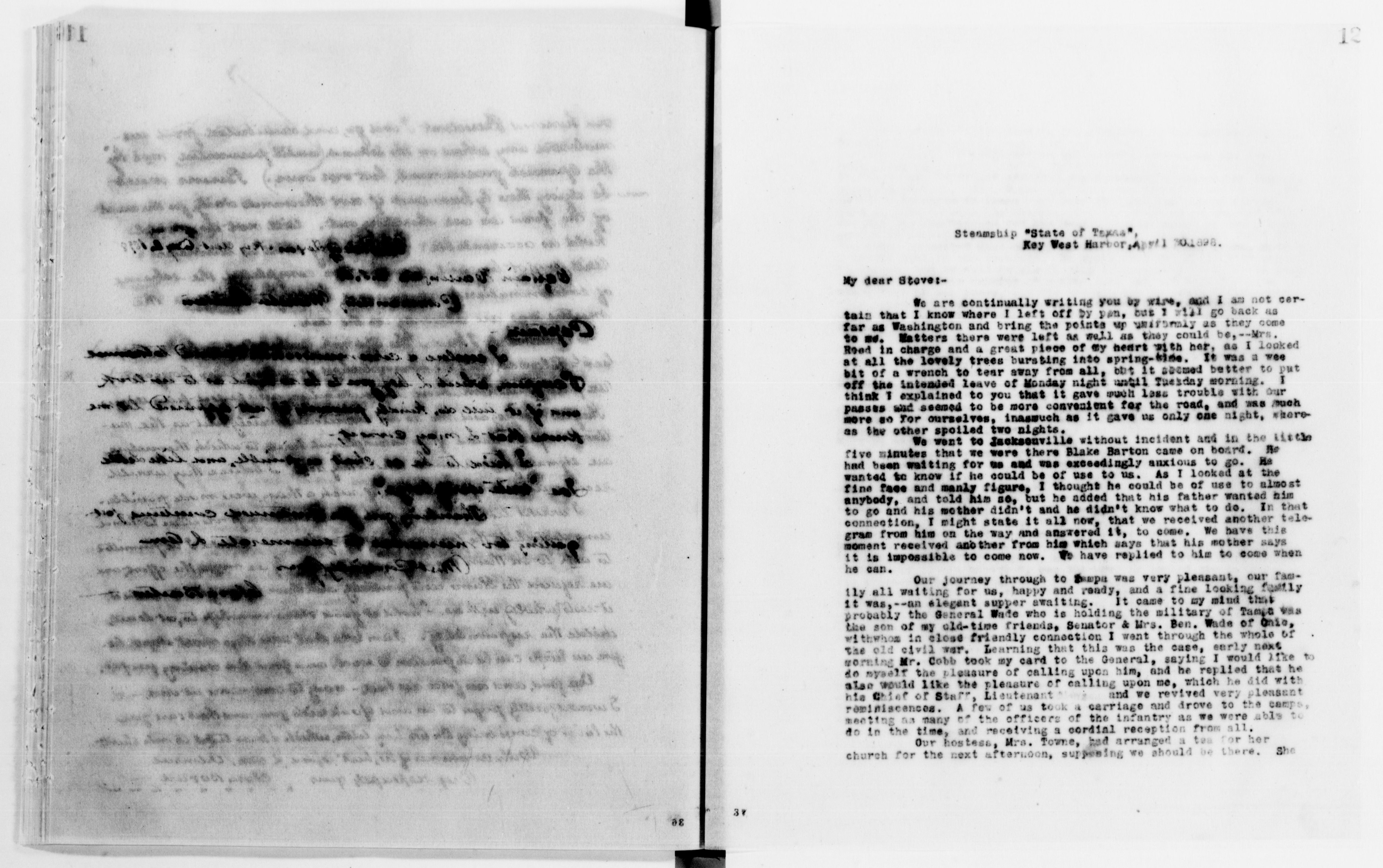 Scanned image of the current content page