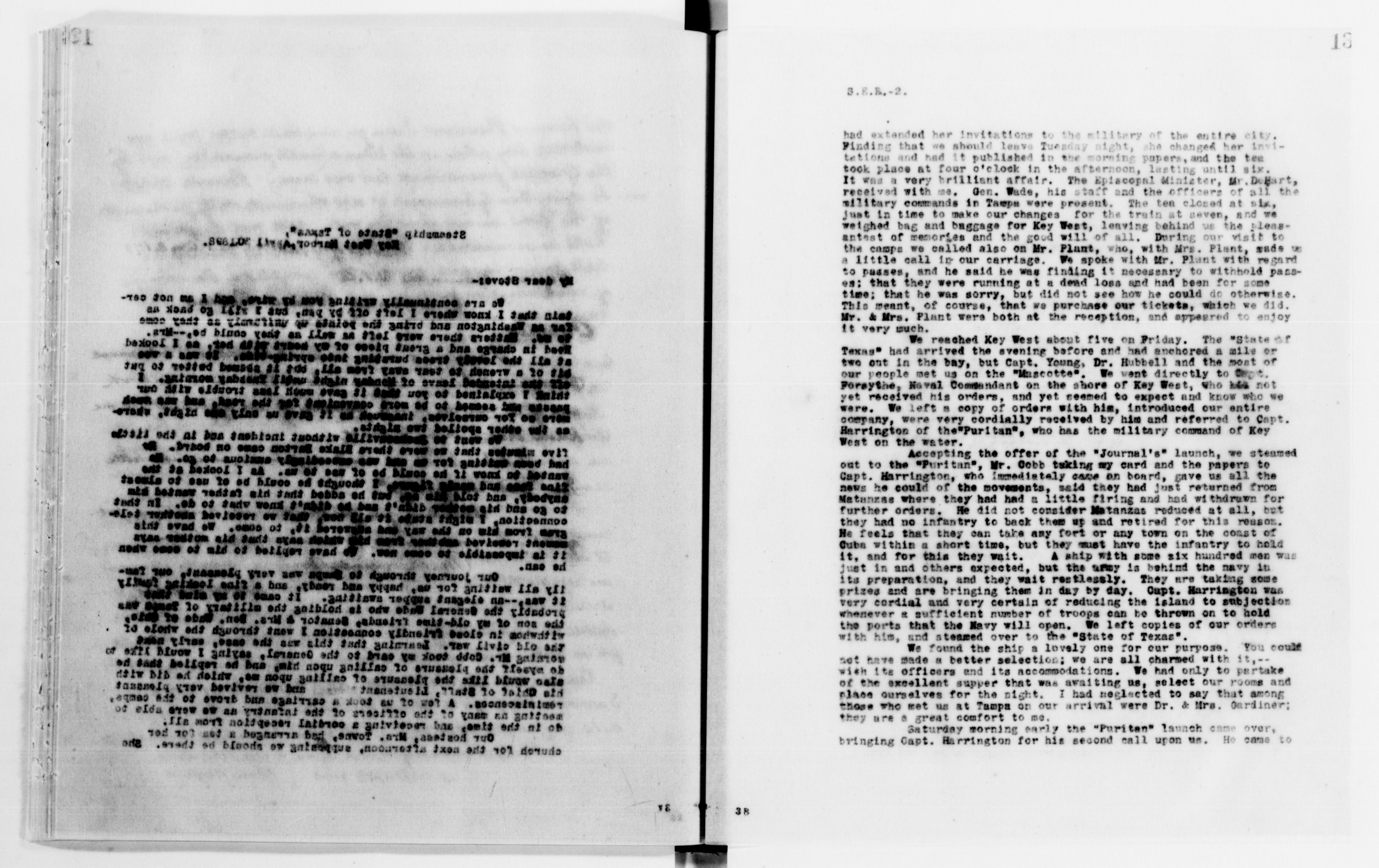 Scanned image of the current content page