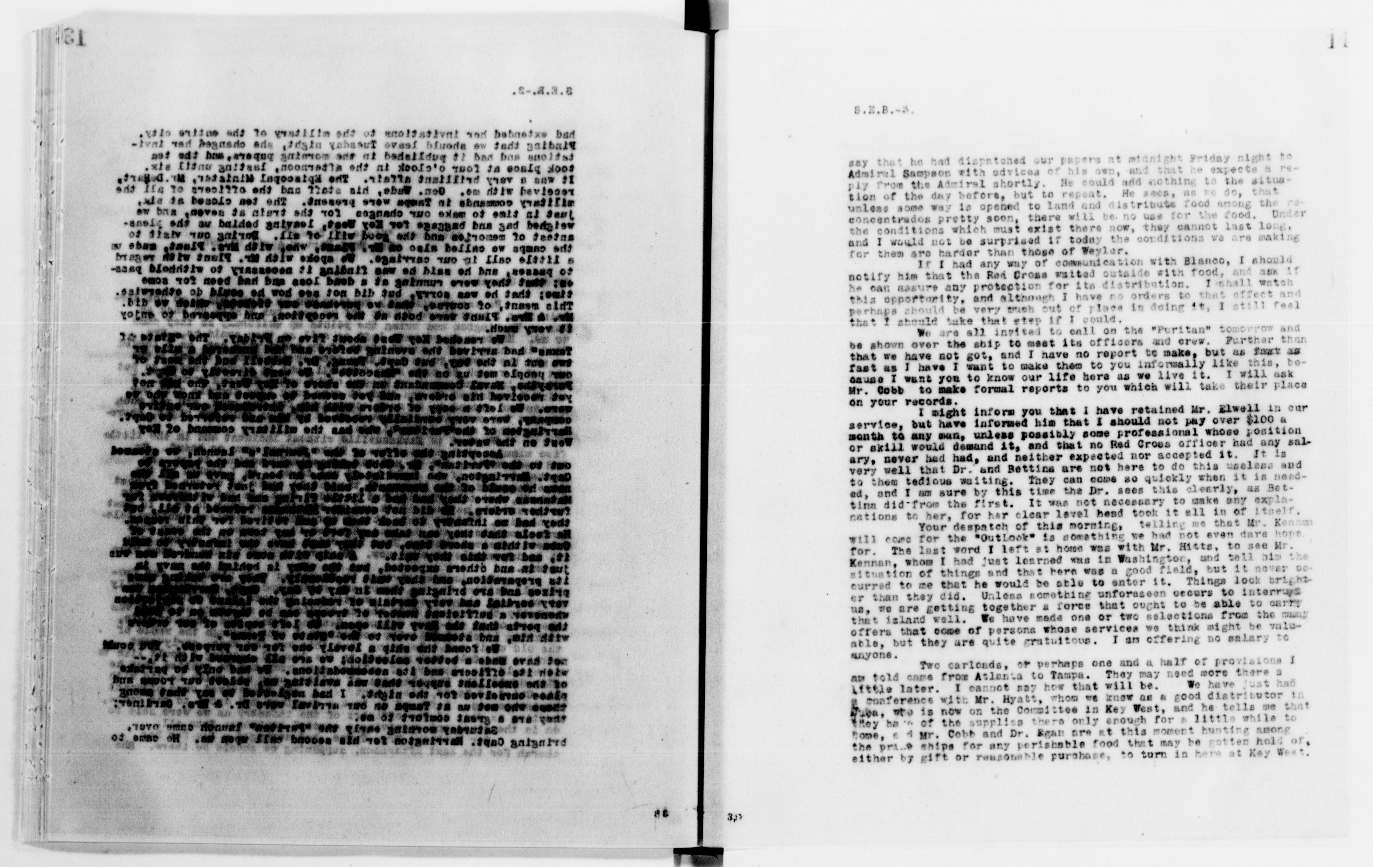 Scanned image of the current content page