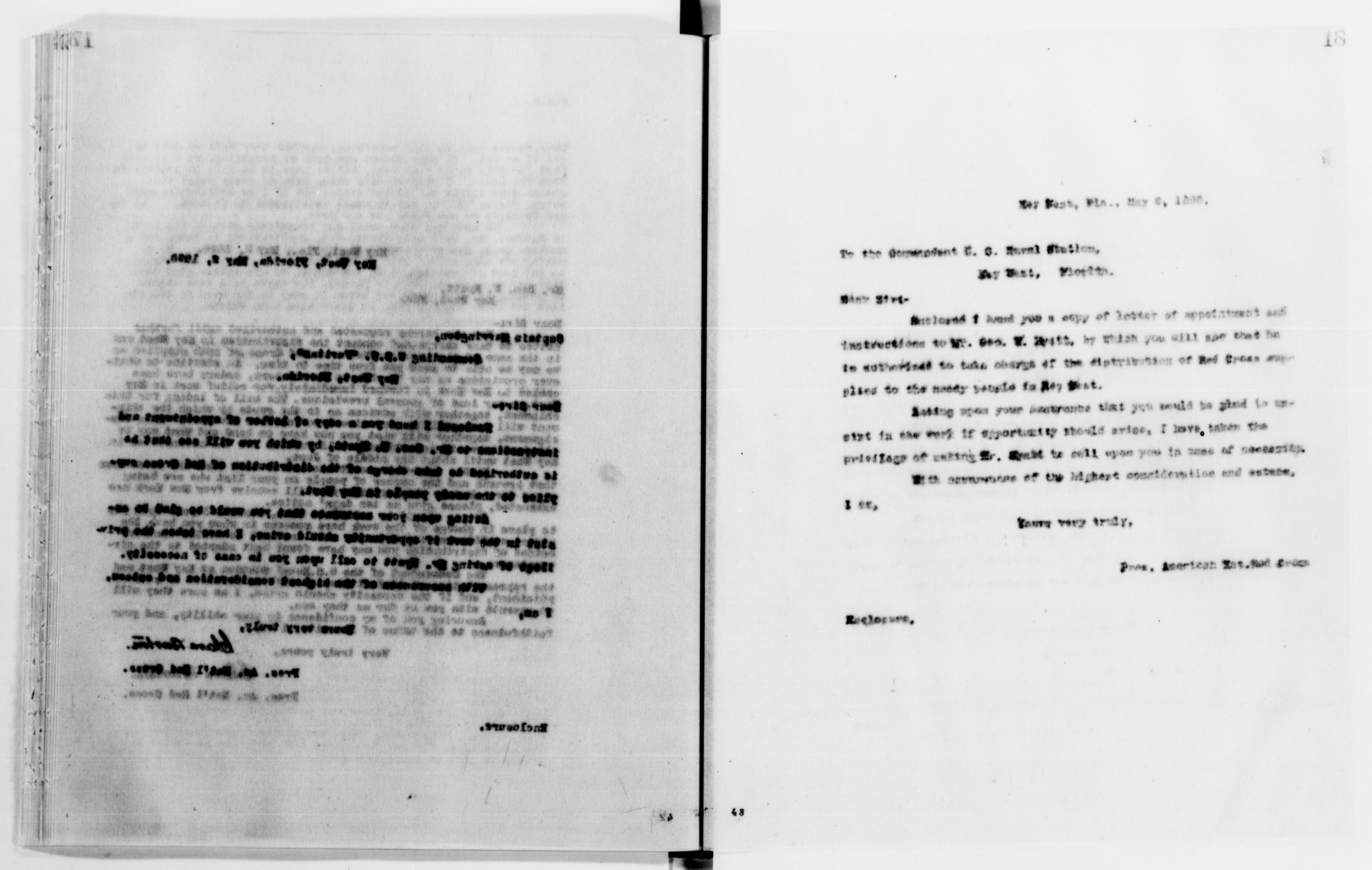 Scanned image of the current content page