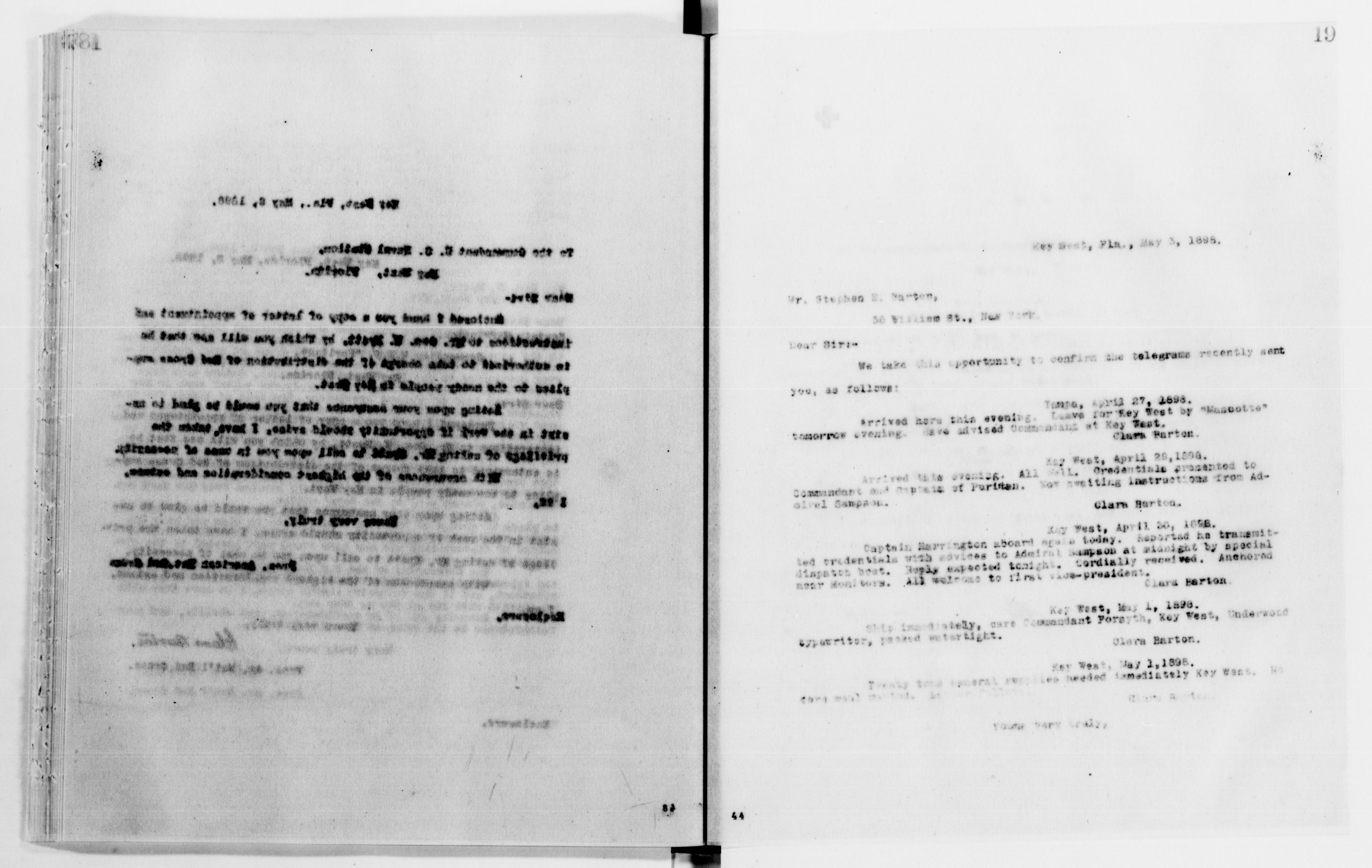 Scanned image of the current content page