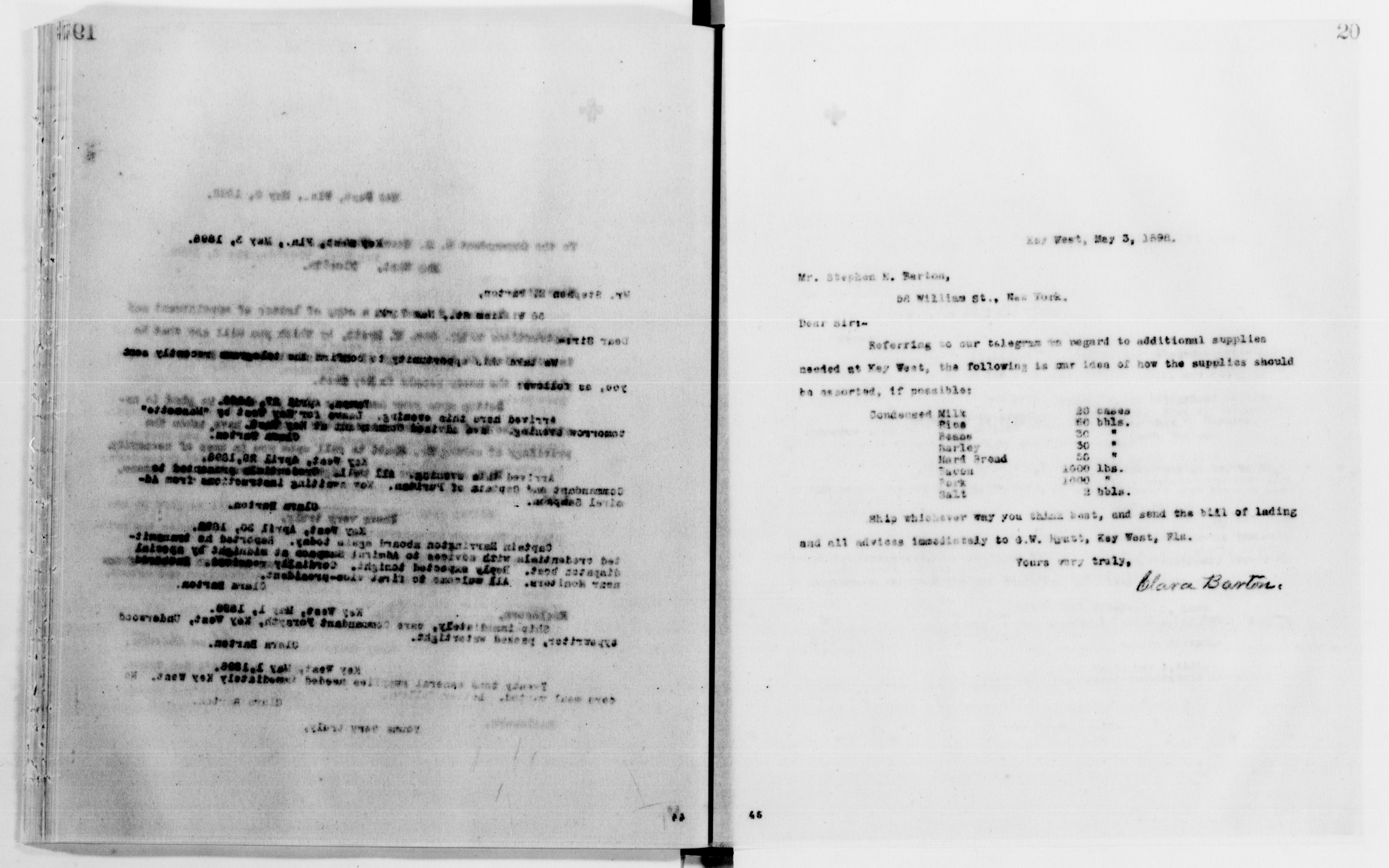 Scanned image of the current content page