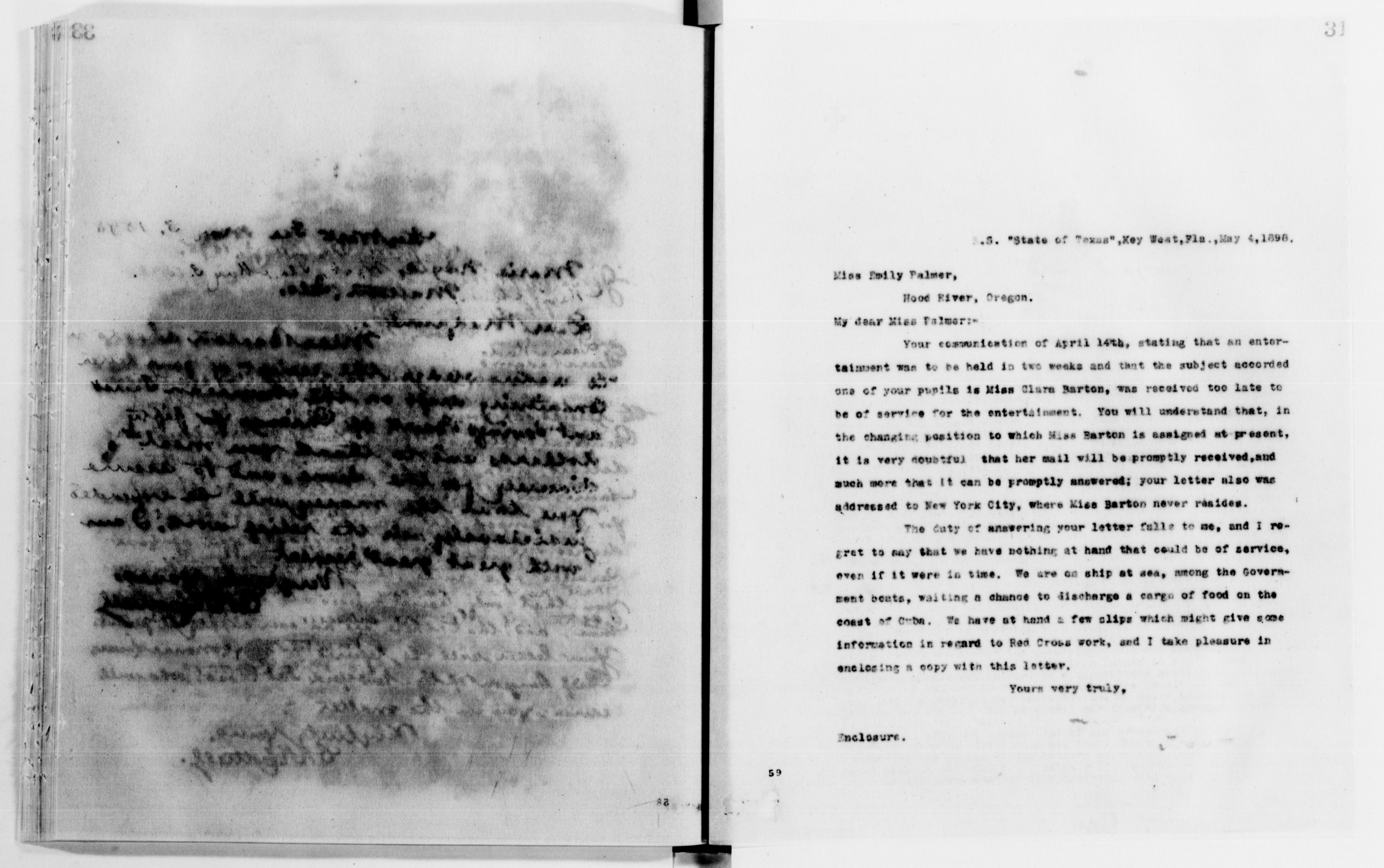 Scanned image of the current content page