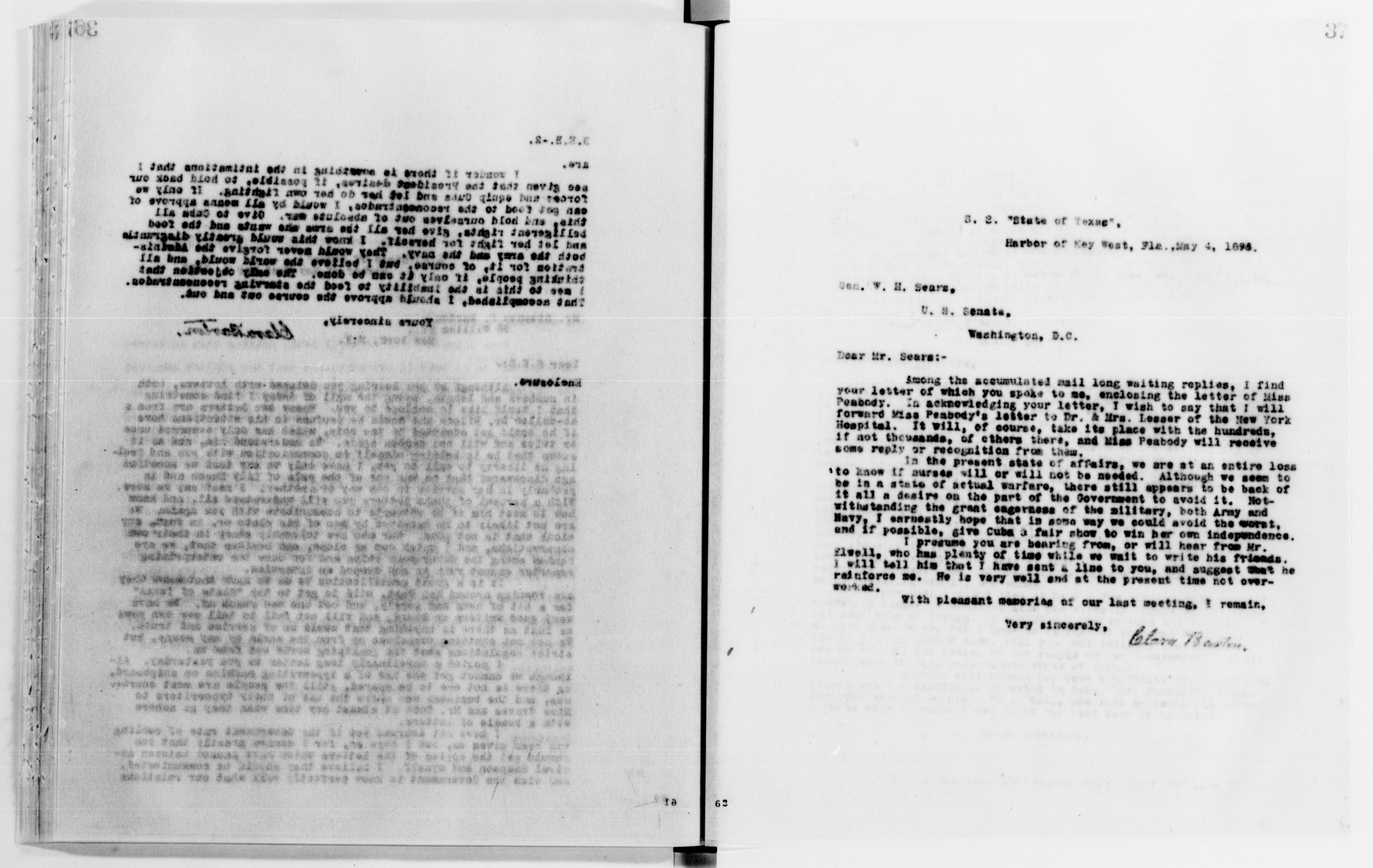 Scanned image of the current content page