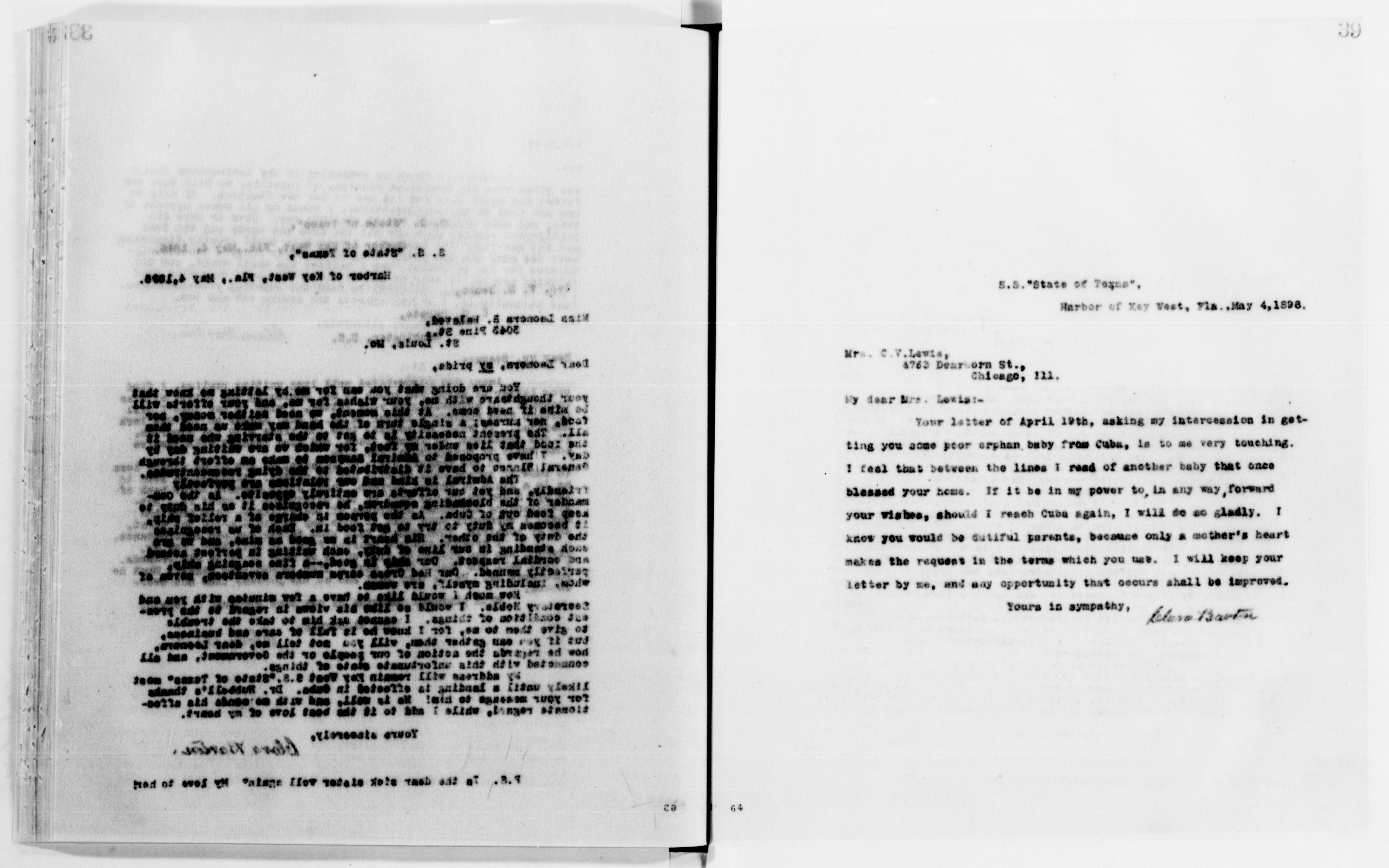 Scanned image of the current content page