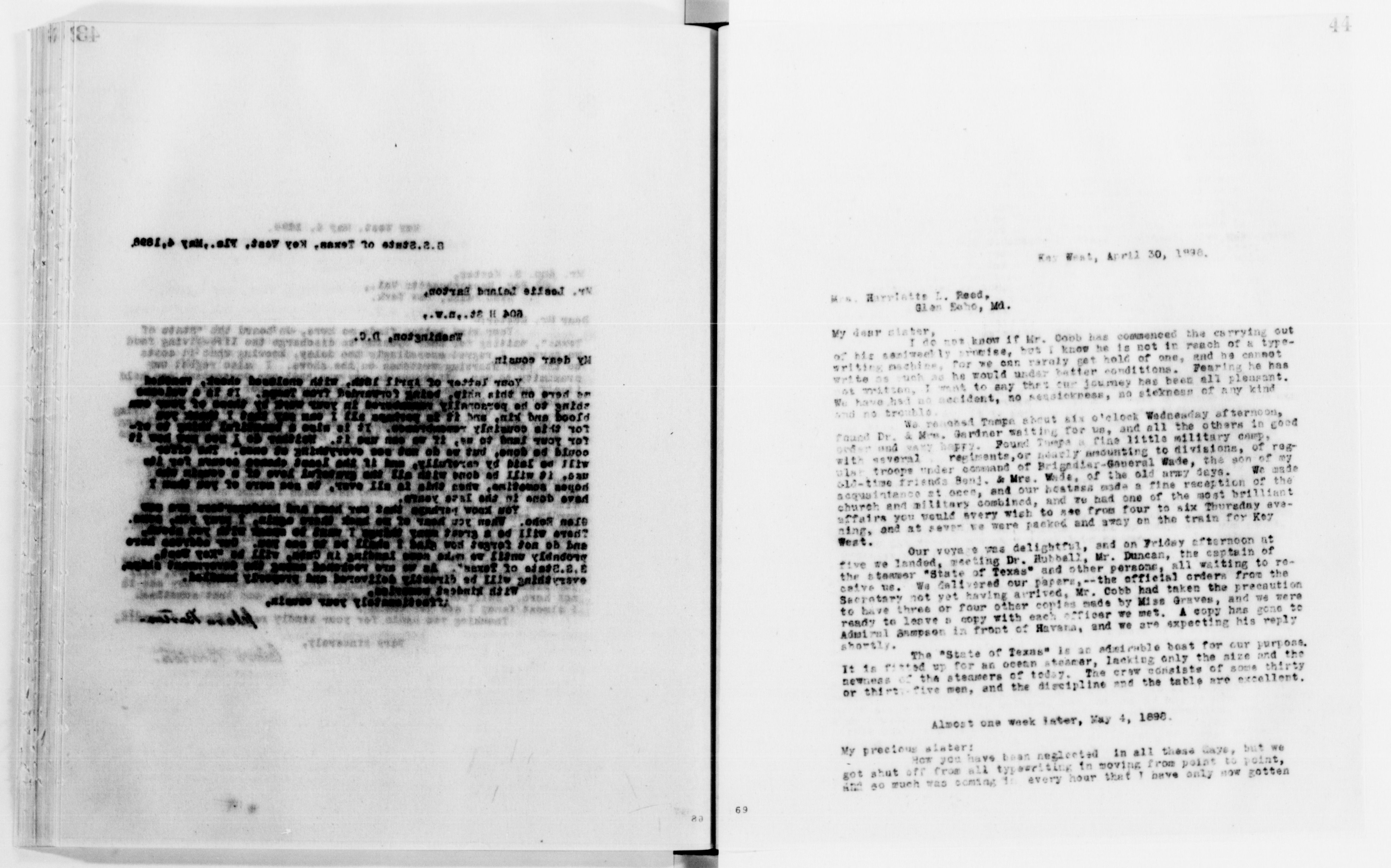 Scanned image of the current content page