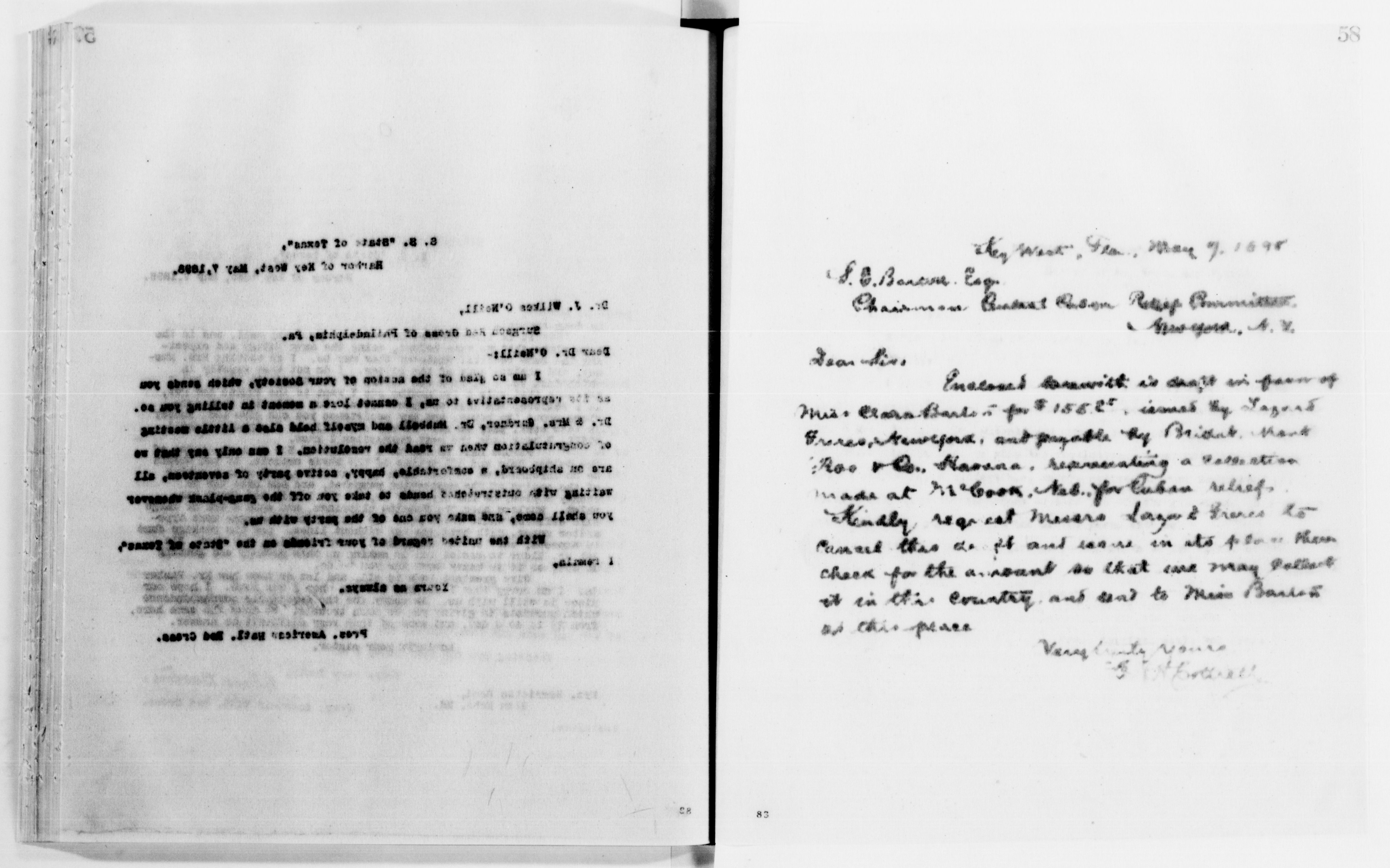 Scanned image of the current content page