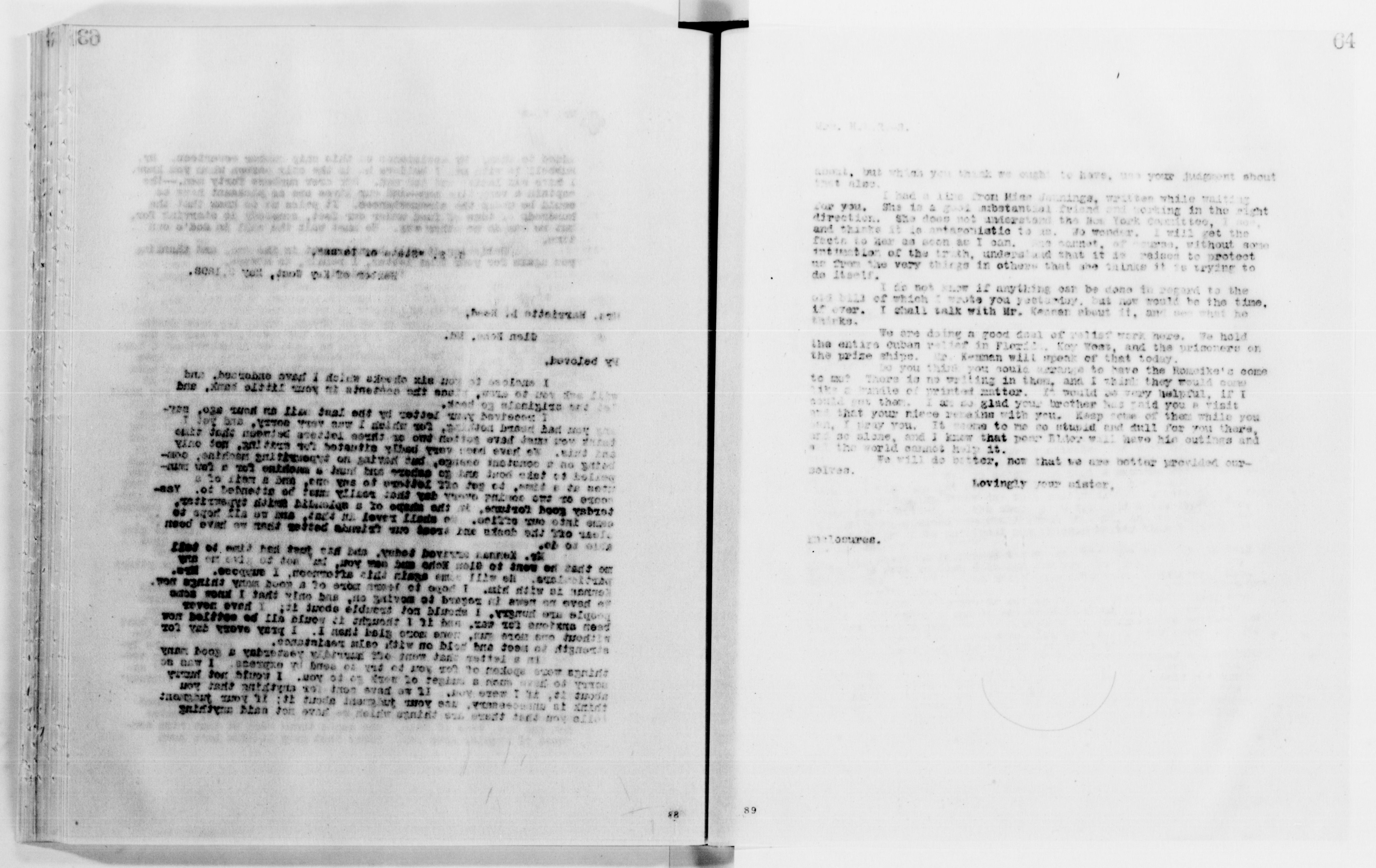 Scanned image of the current content page
