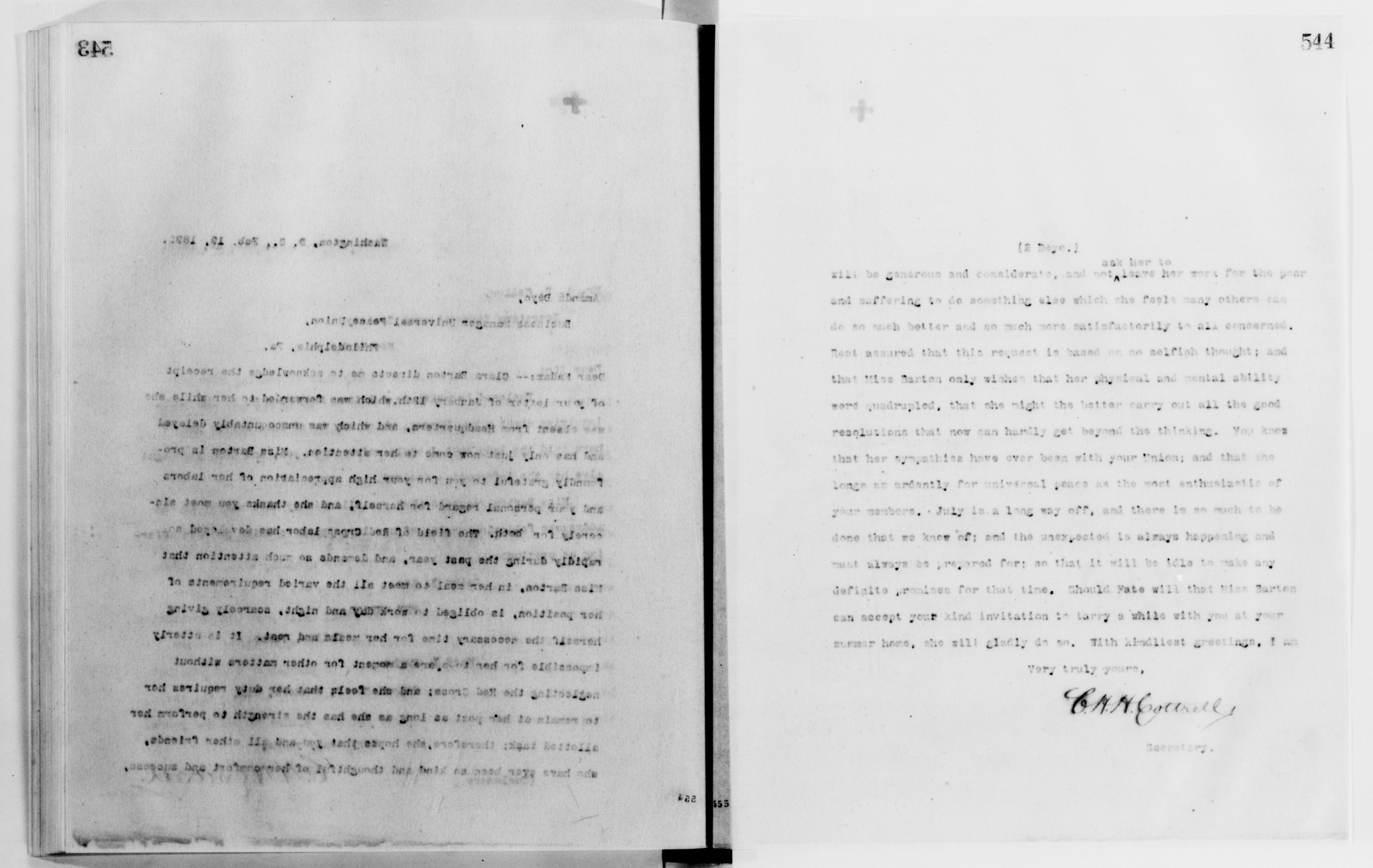 Scanned image of the current content page