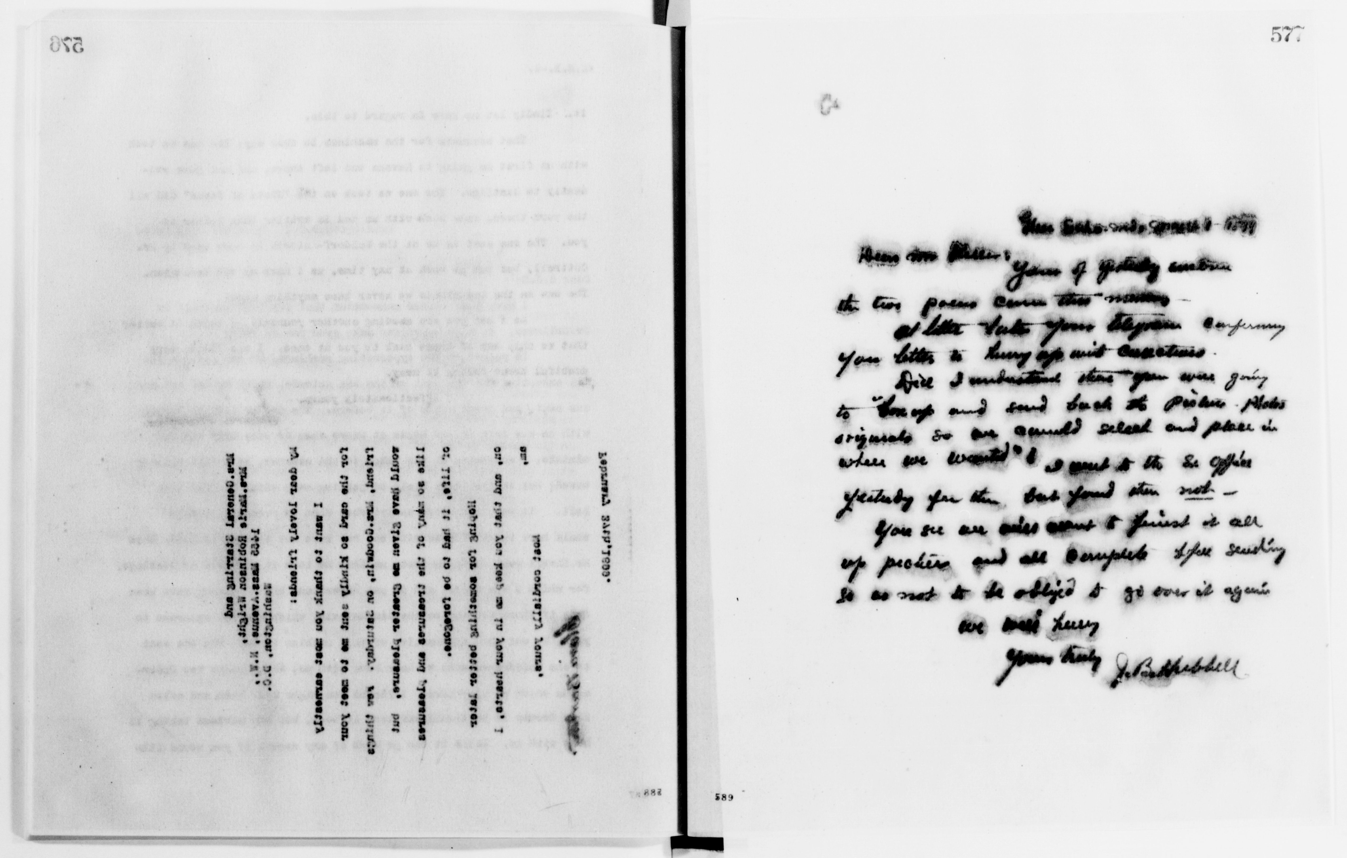 Scanned image of the current content page