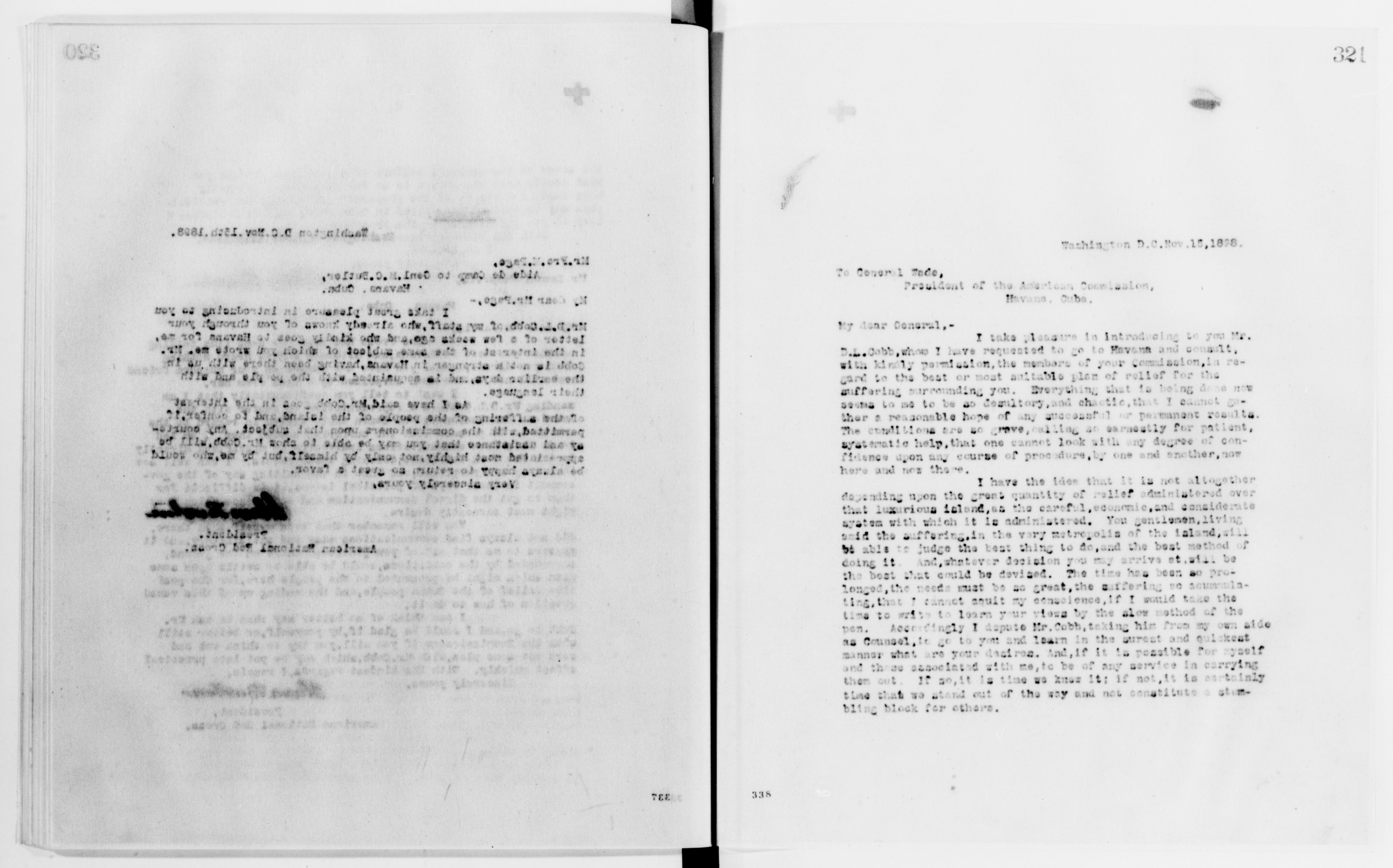 Scanned image of the current content page