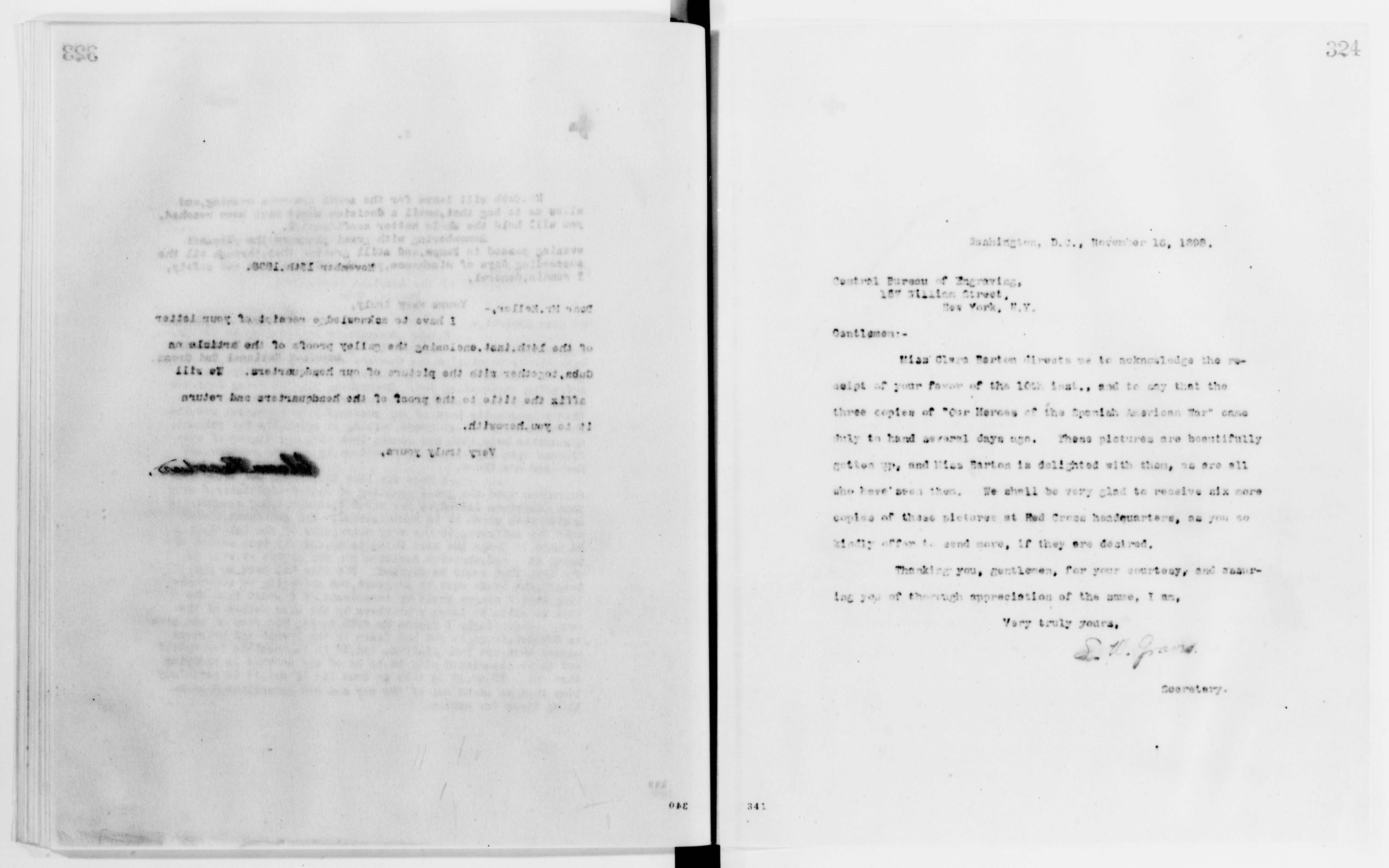 Scanned image of the current content page