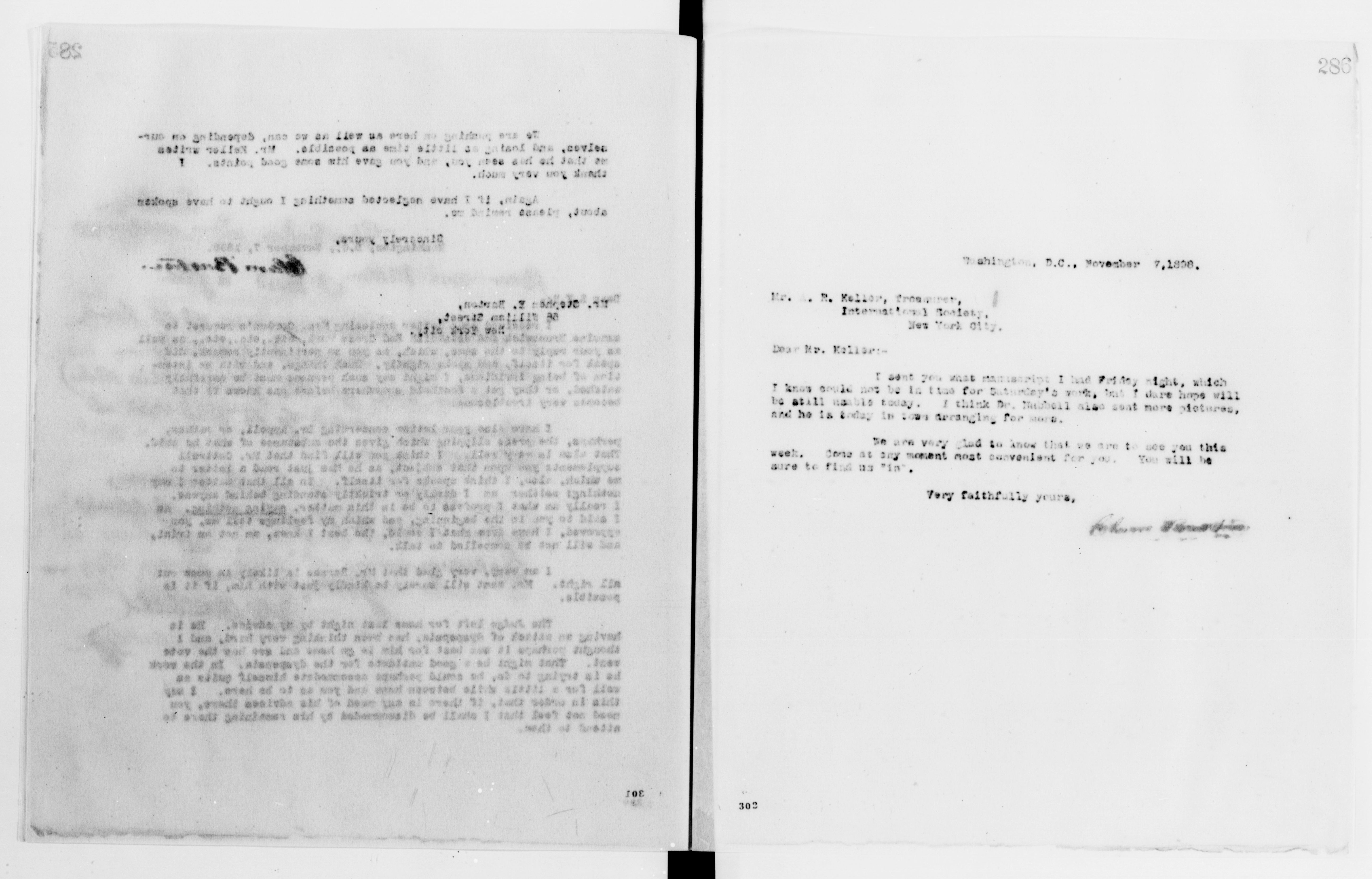 Scanned image of the current content page