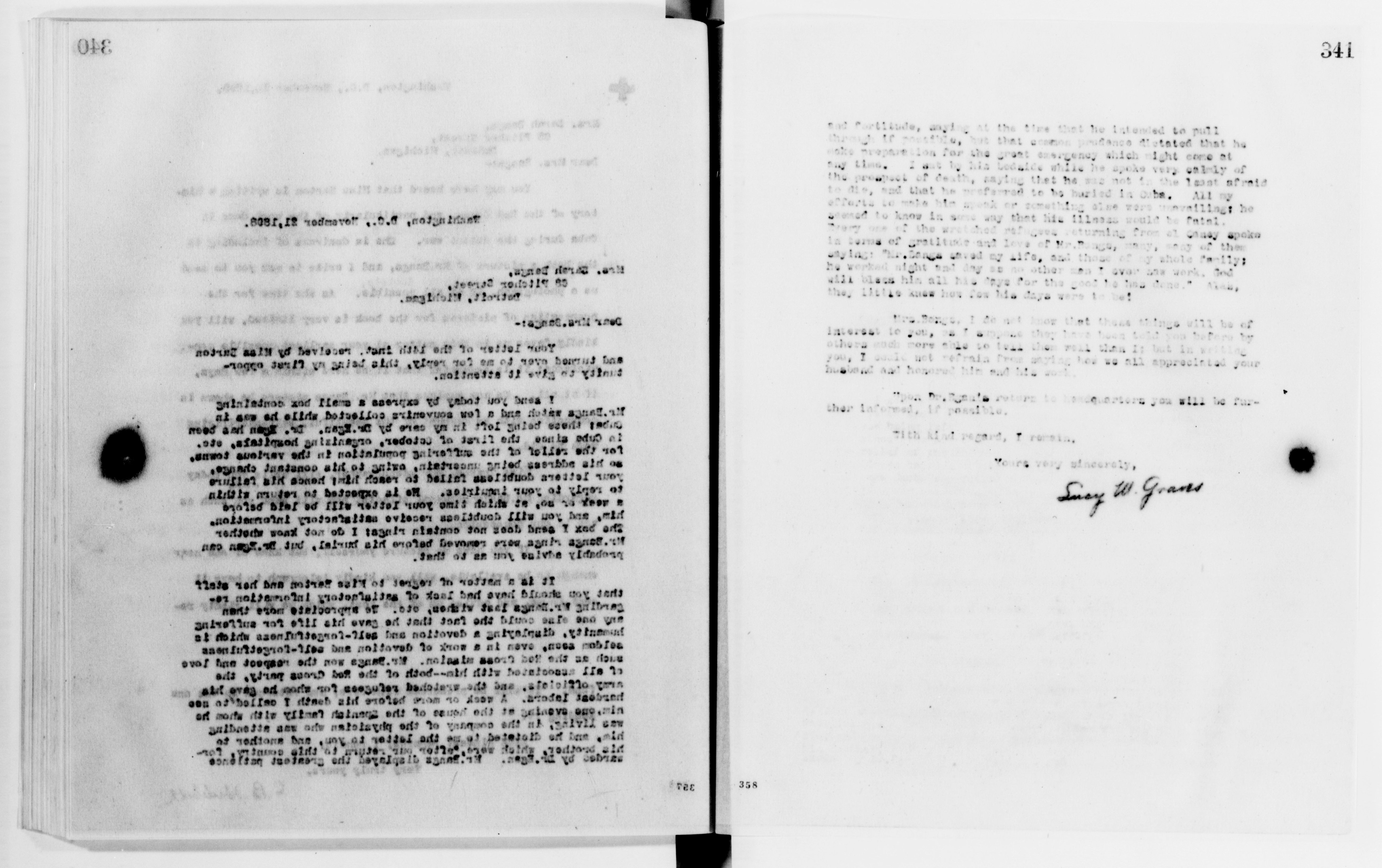 Scanned image of the current content page