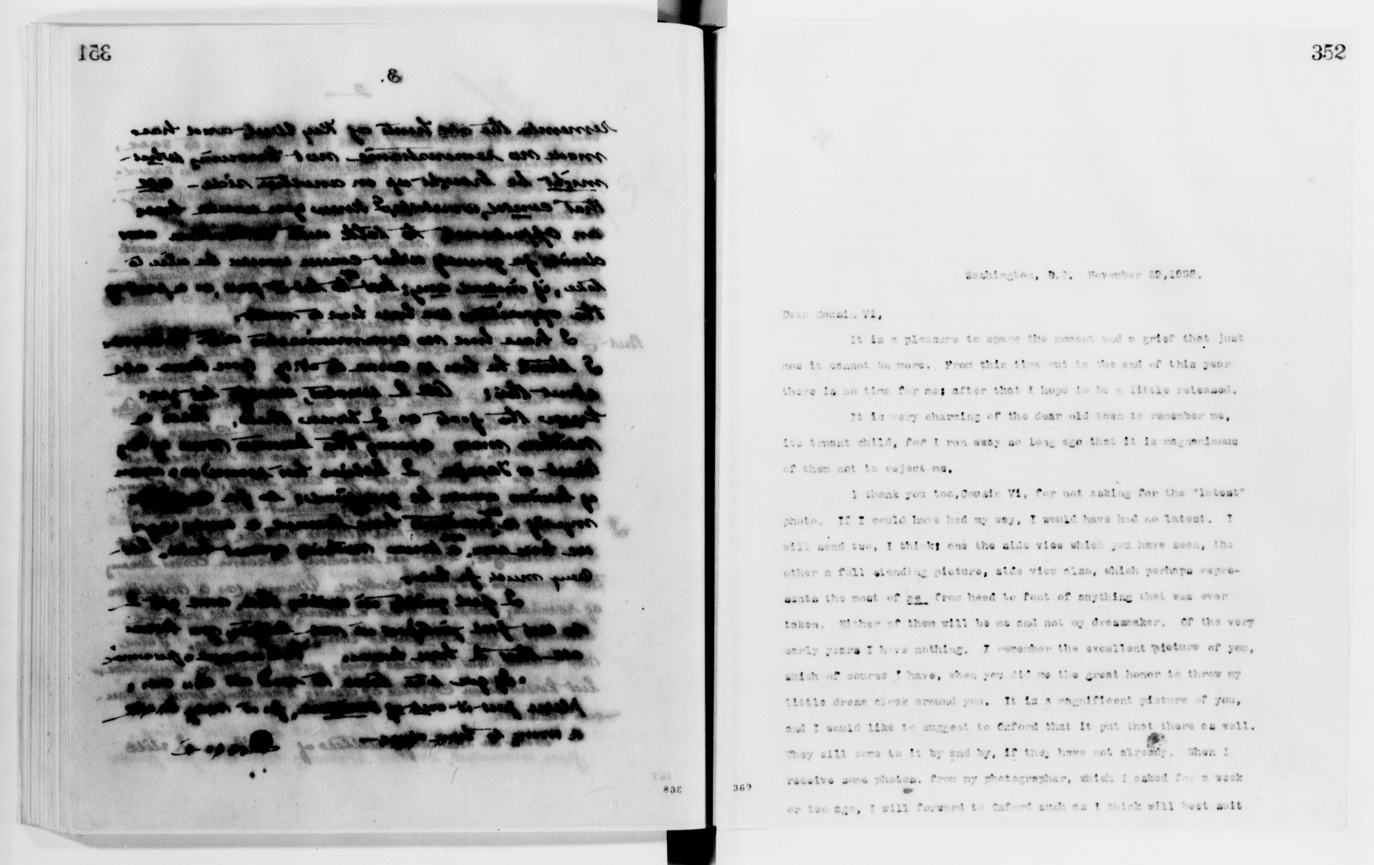 Scanned image of the current content page