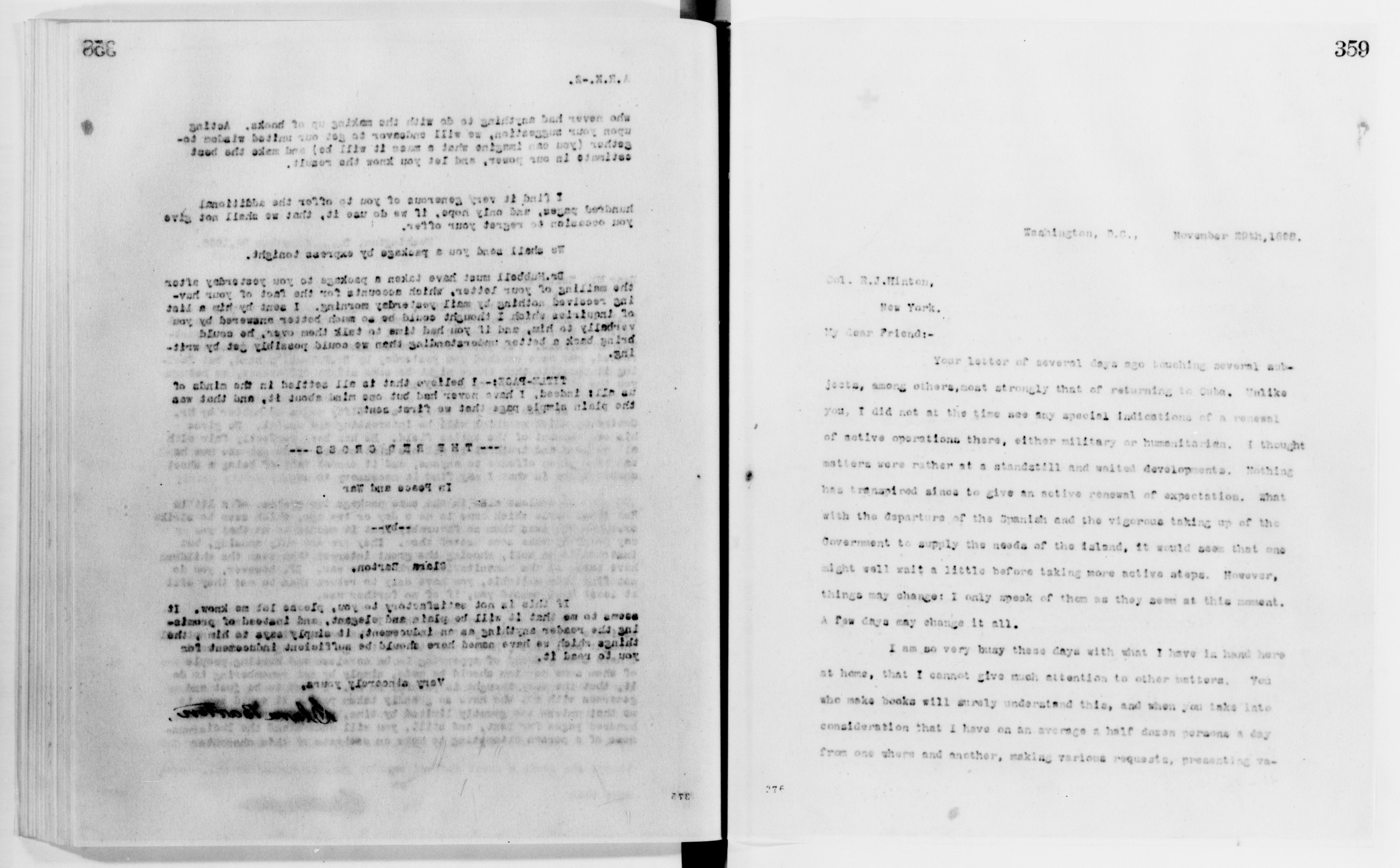 Scanned image of the current content page