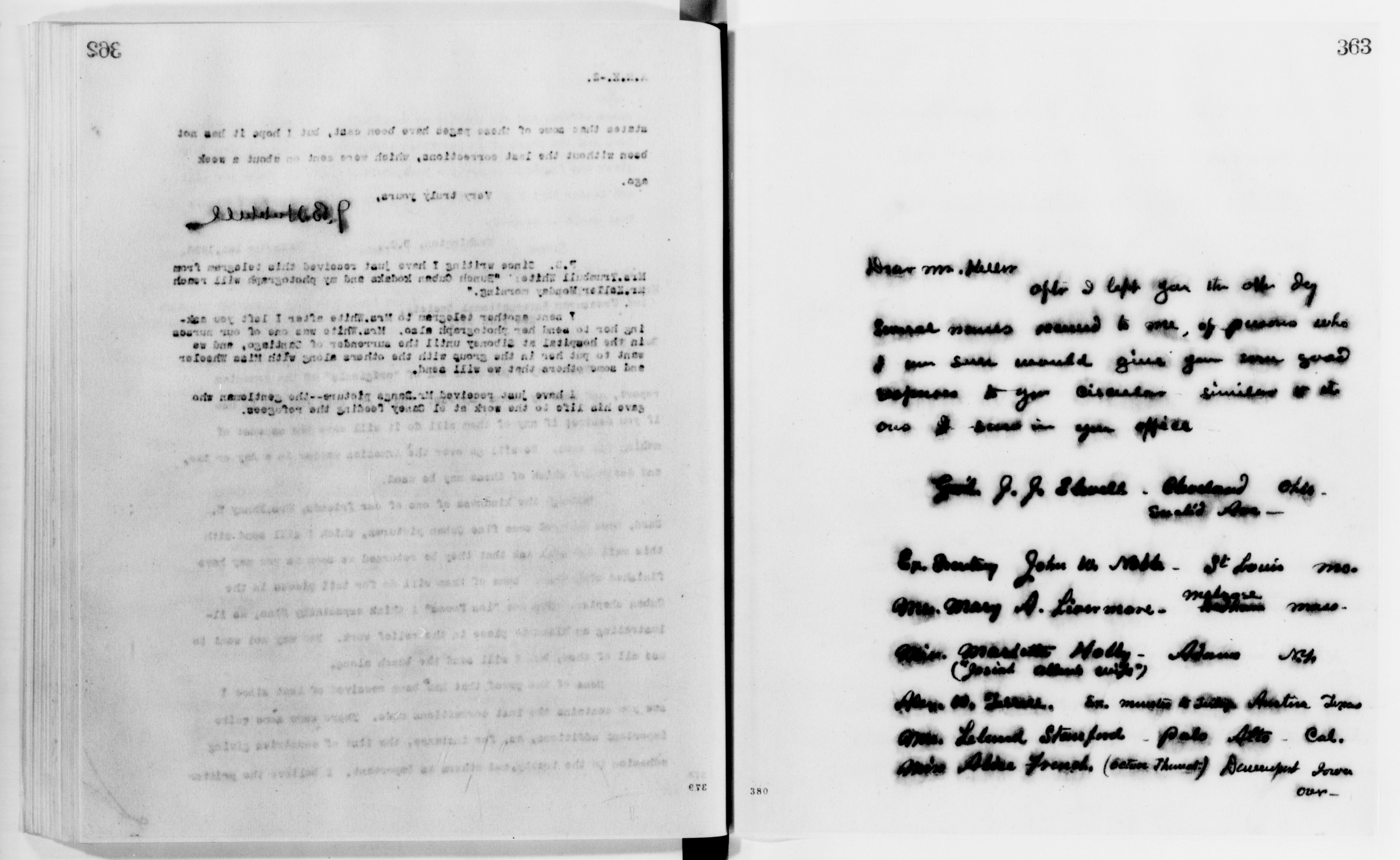 Scanned image of the current content page