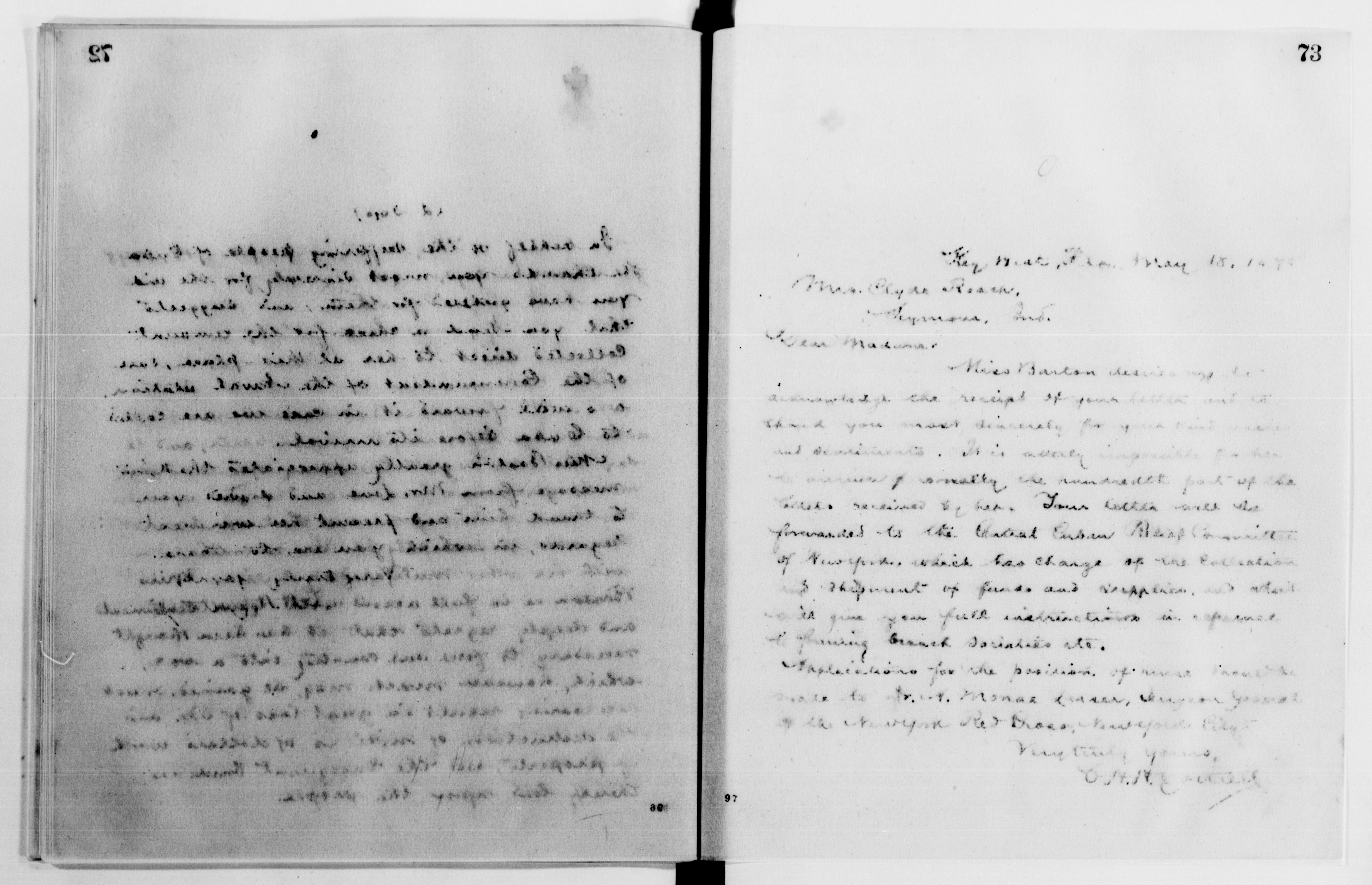 Scanned image of the current content page