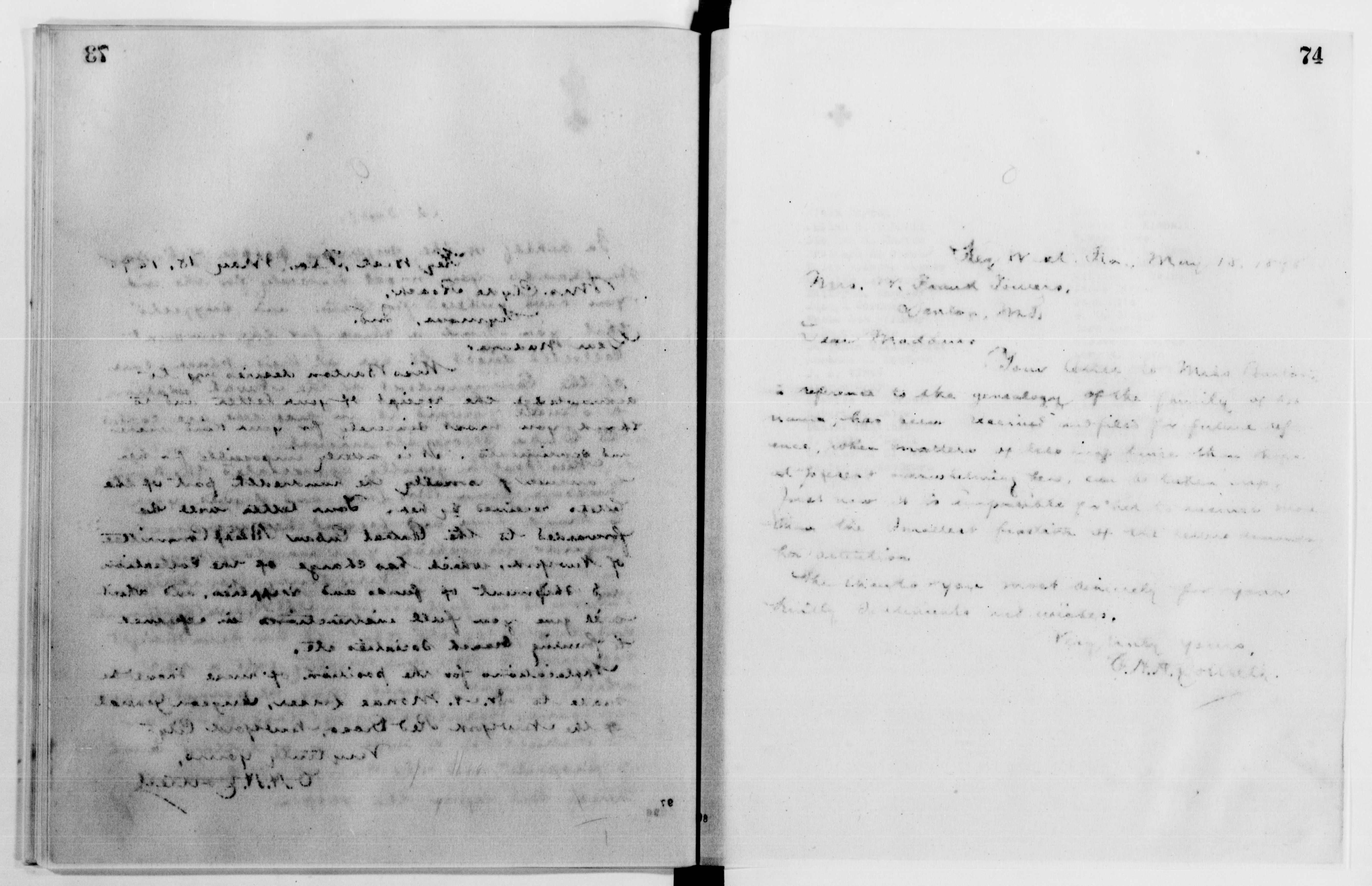Scanned image of the current content page