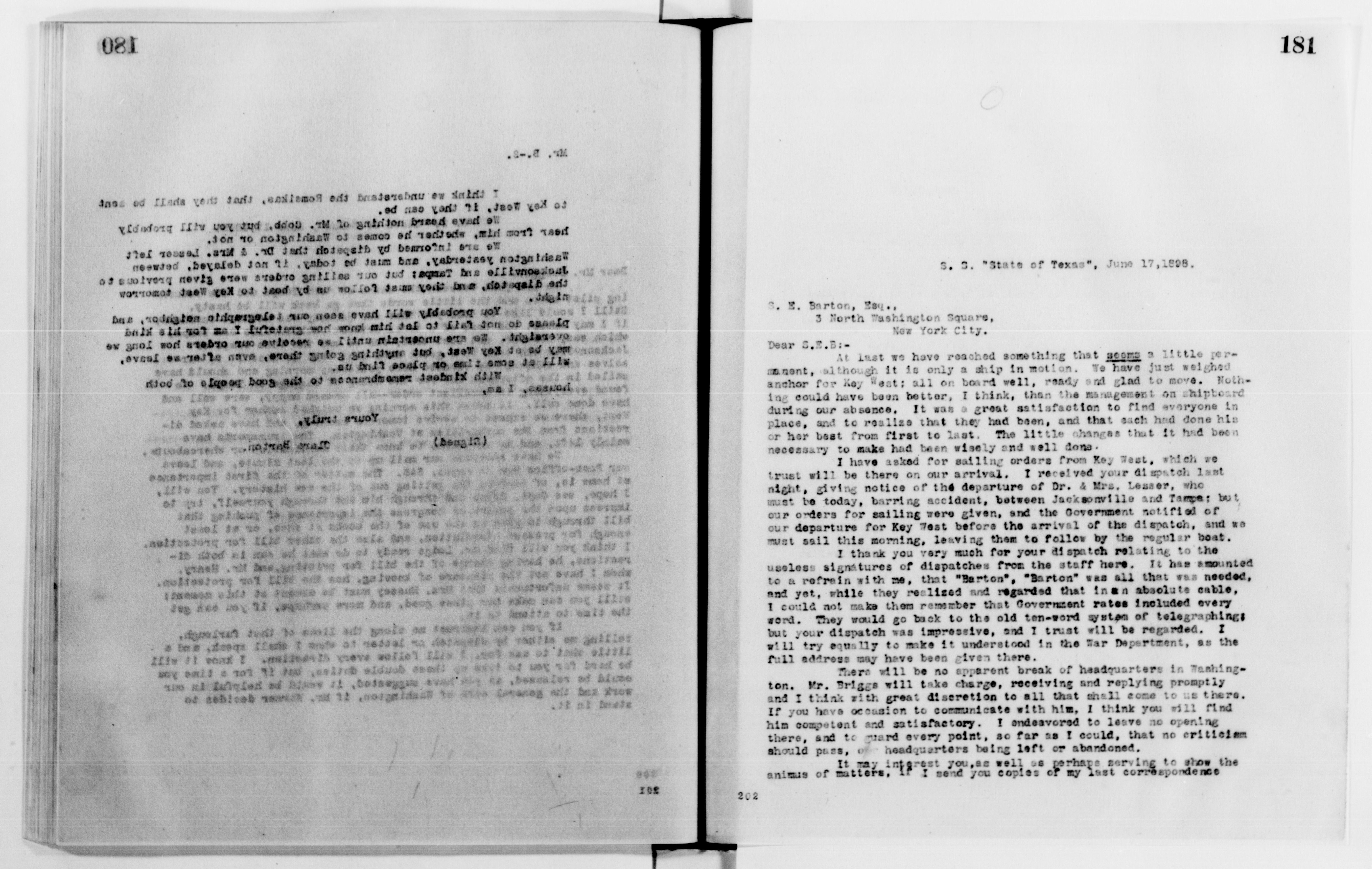 Scanned image of the current content page