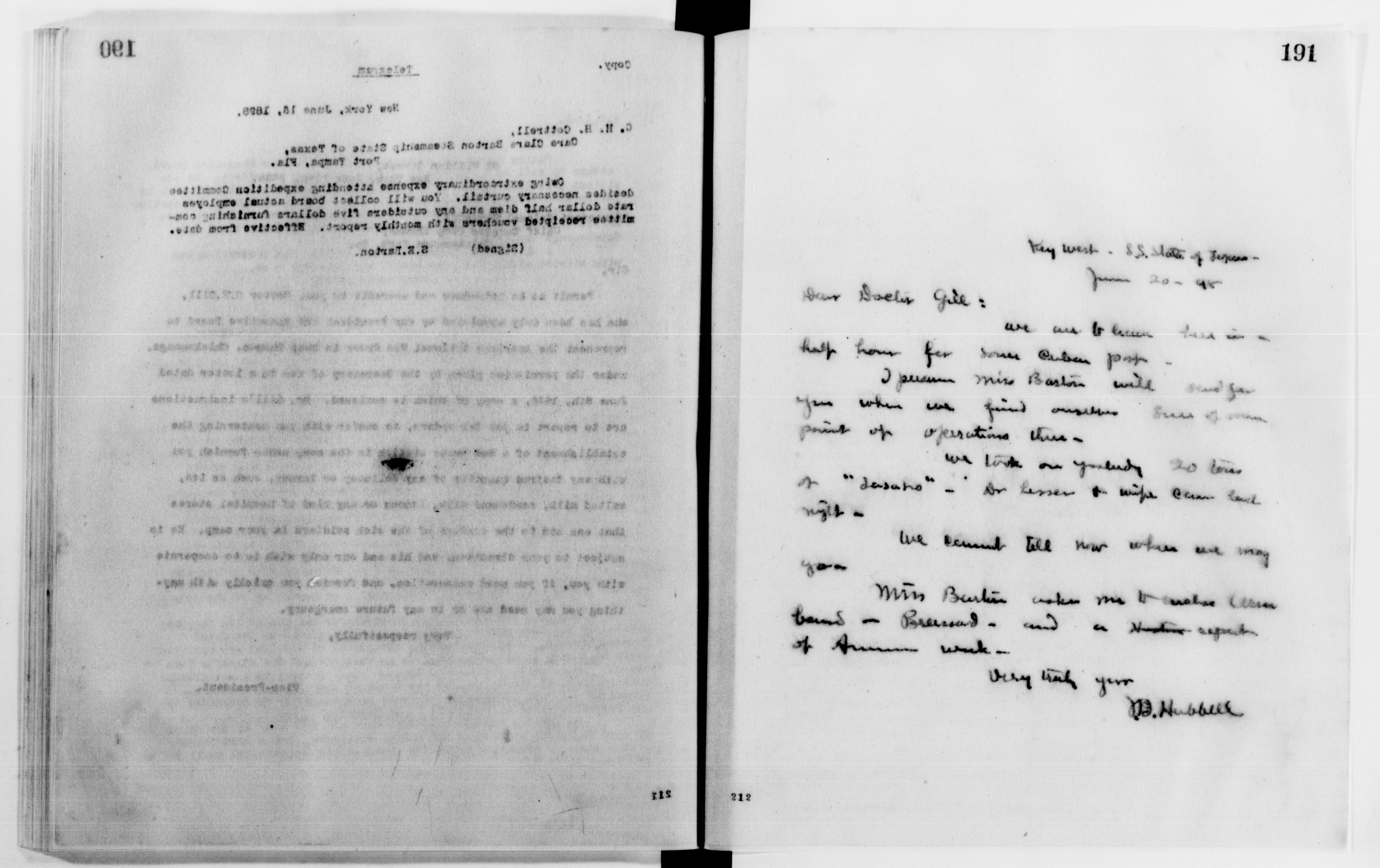 Scanned image of the current content page