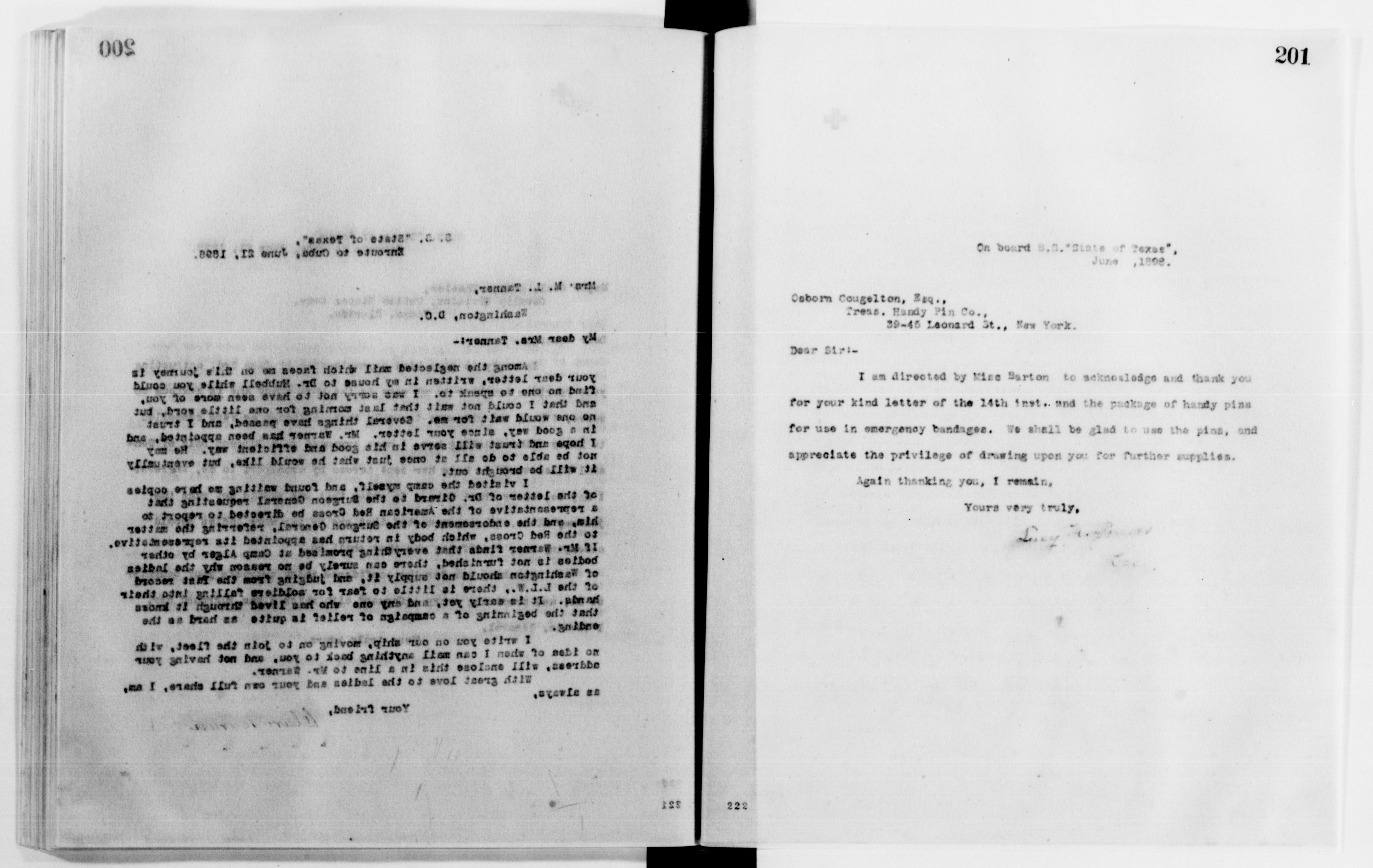 Scanned image of the current content page