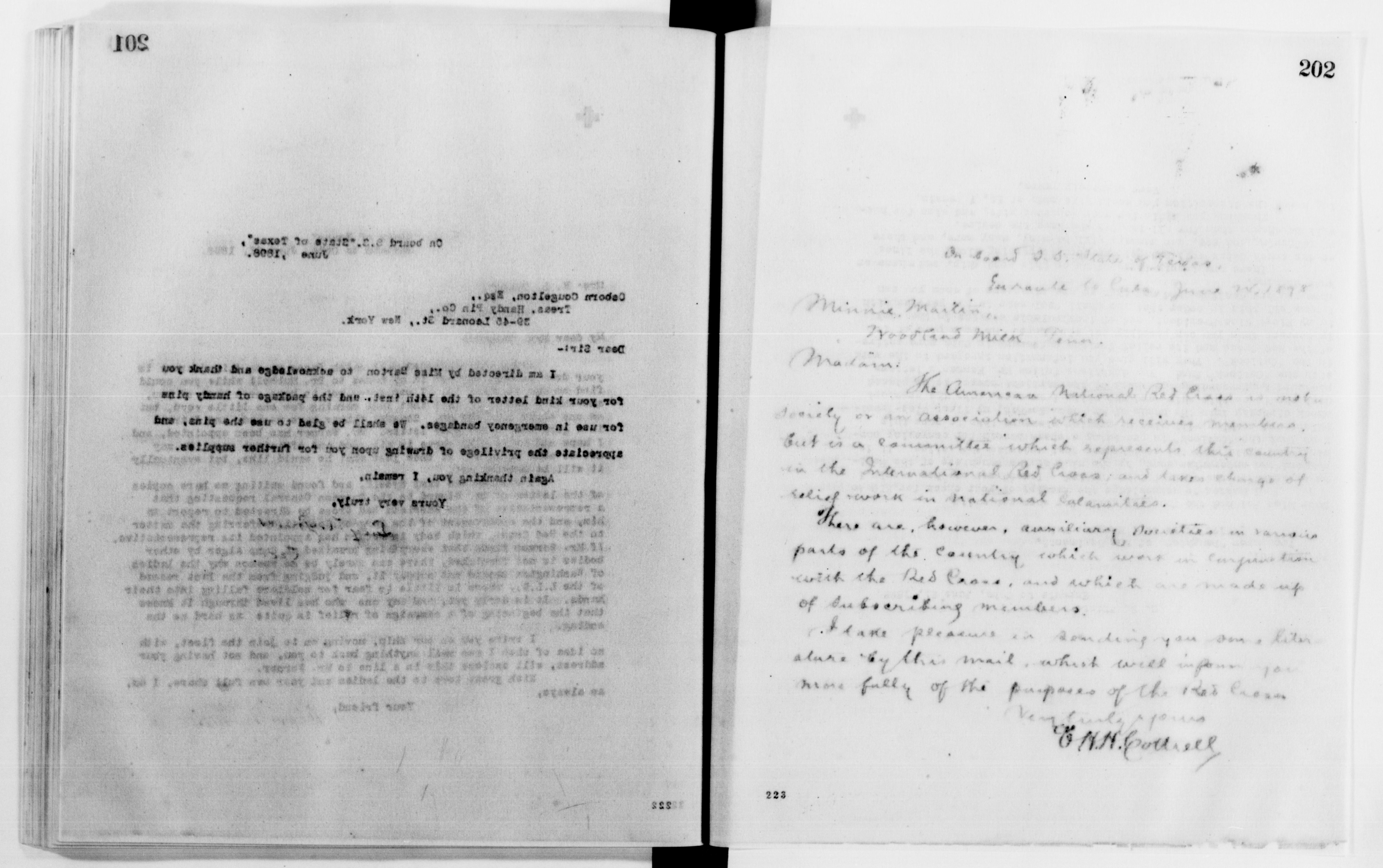 Scanned image of the current content page