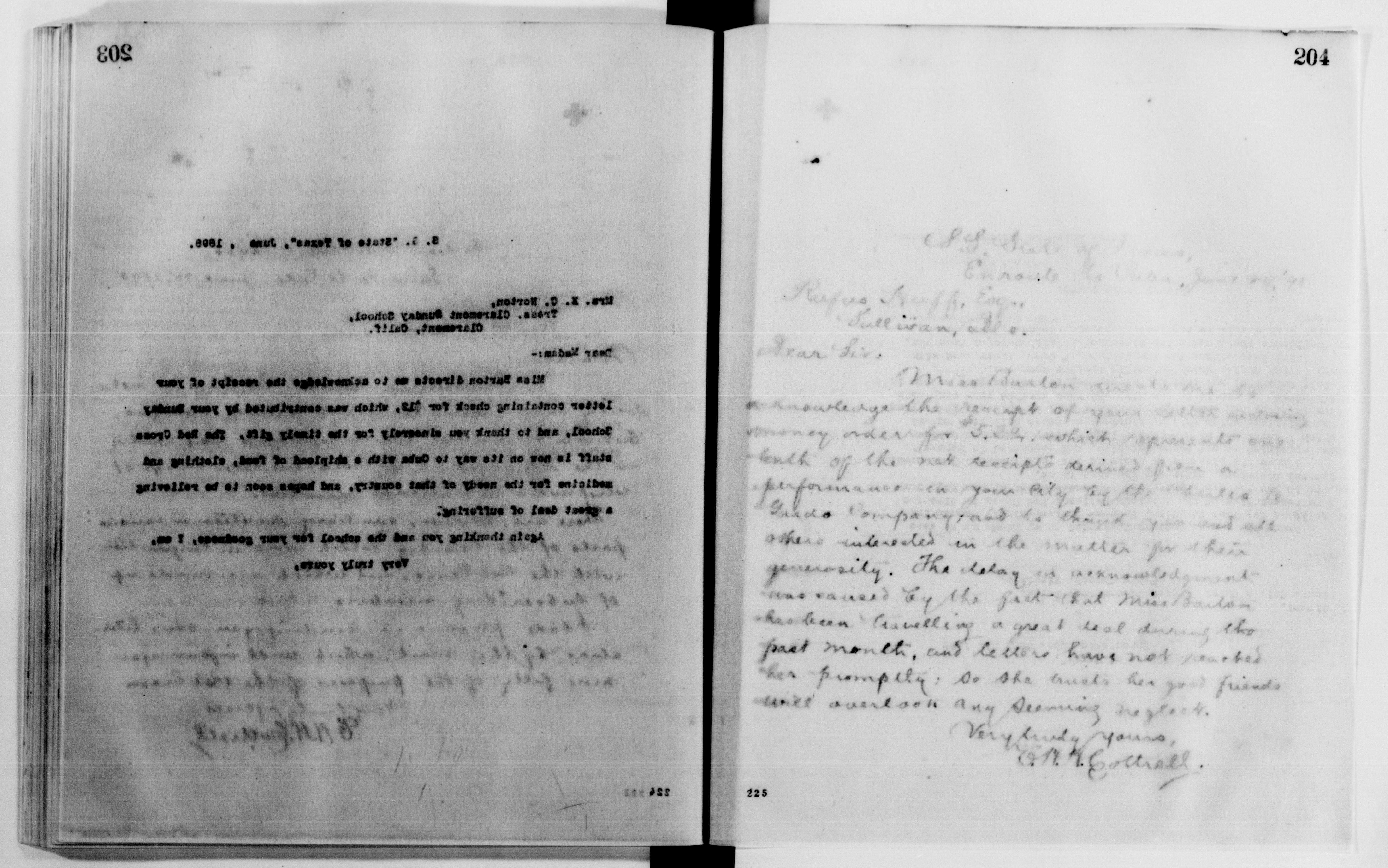 Scanned image of the current content page