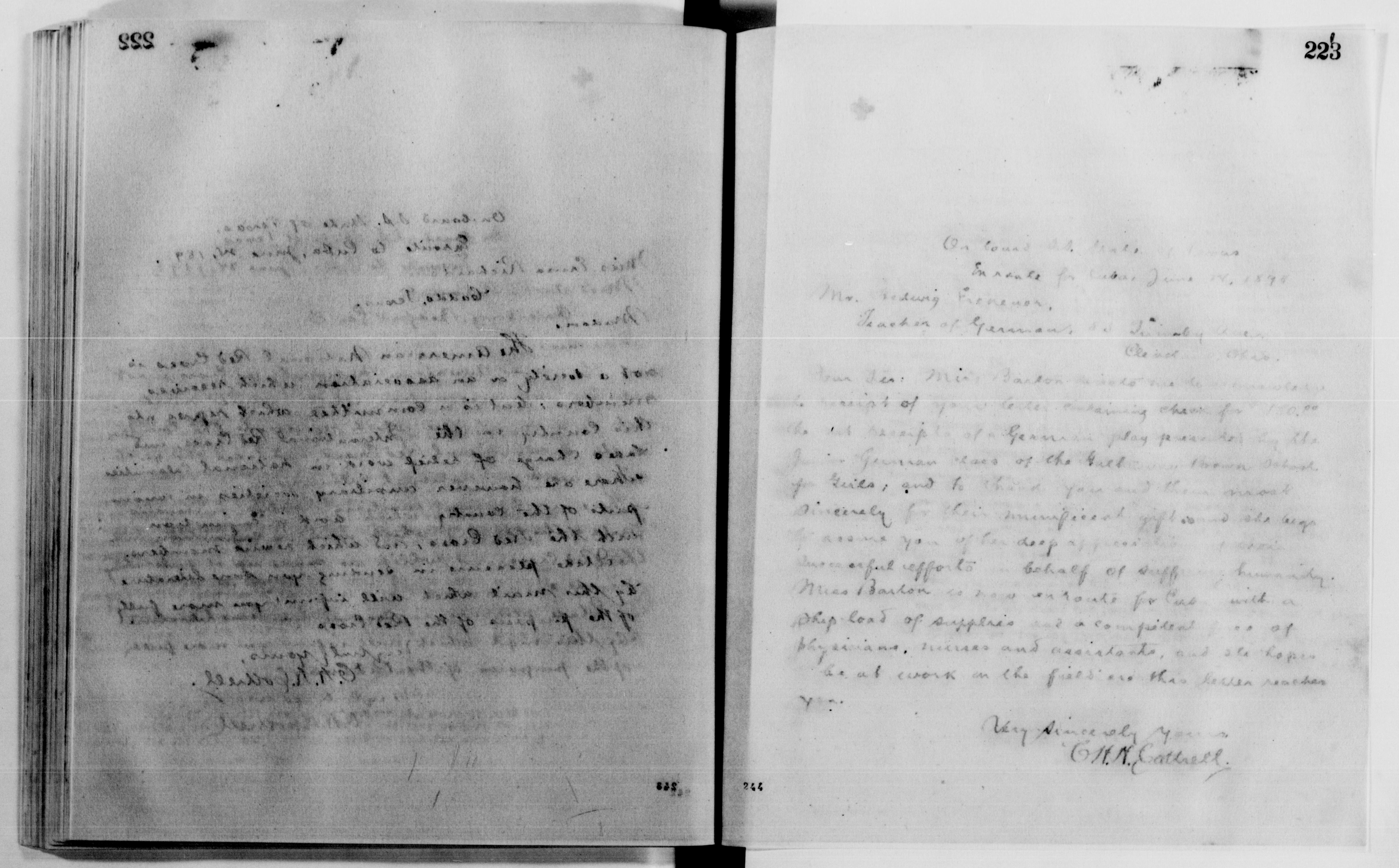 Scanned image of the current content page