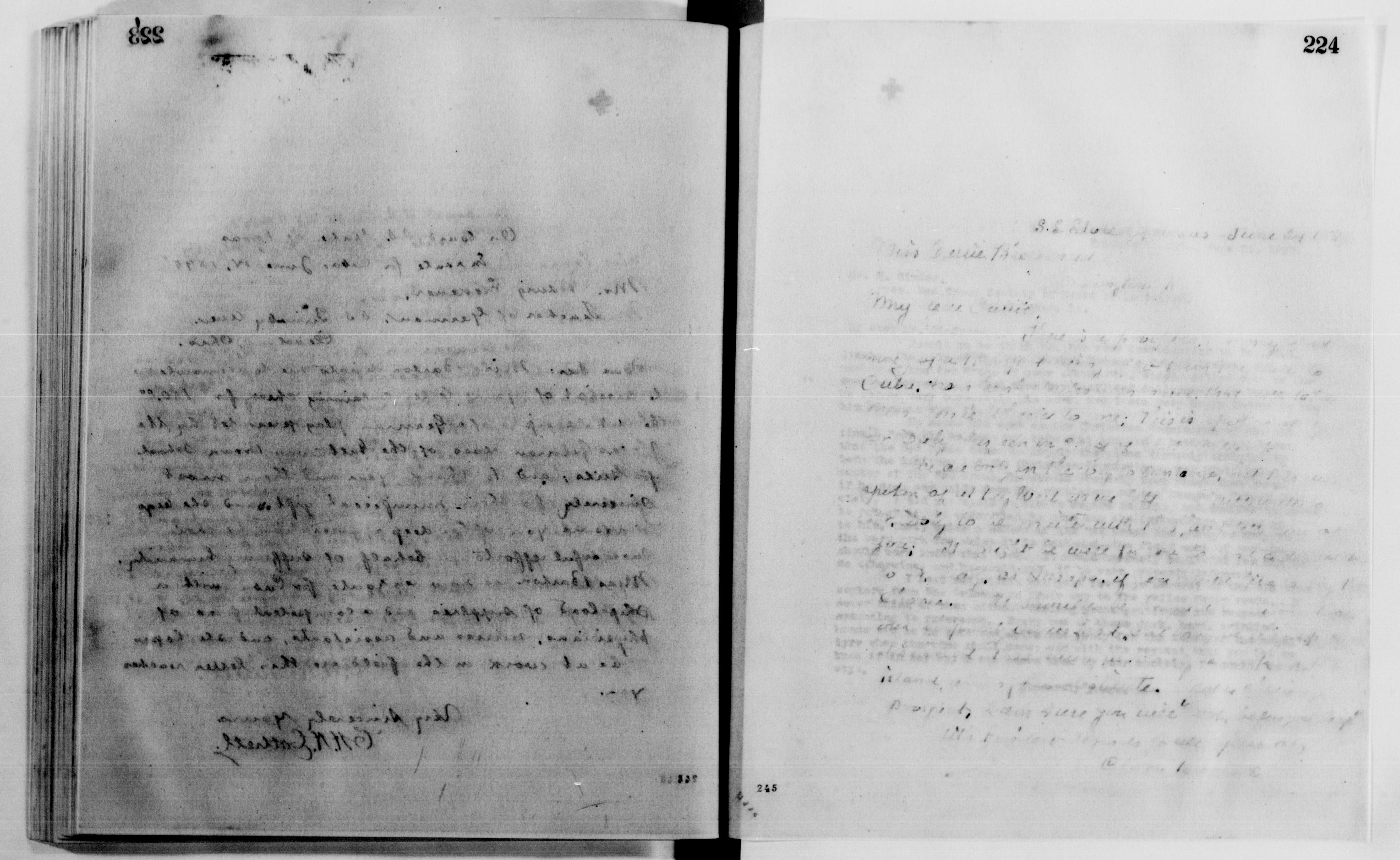 Scanned image of the current content page