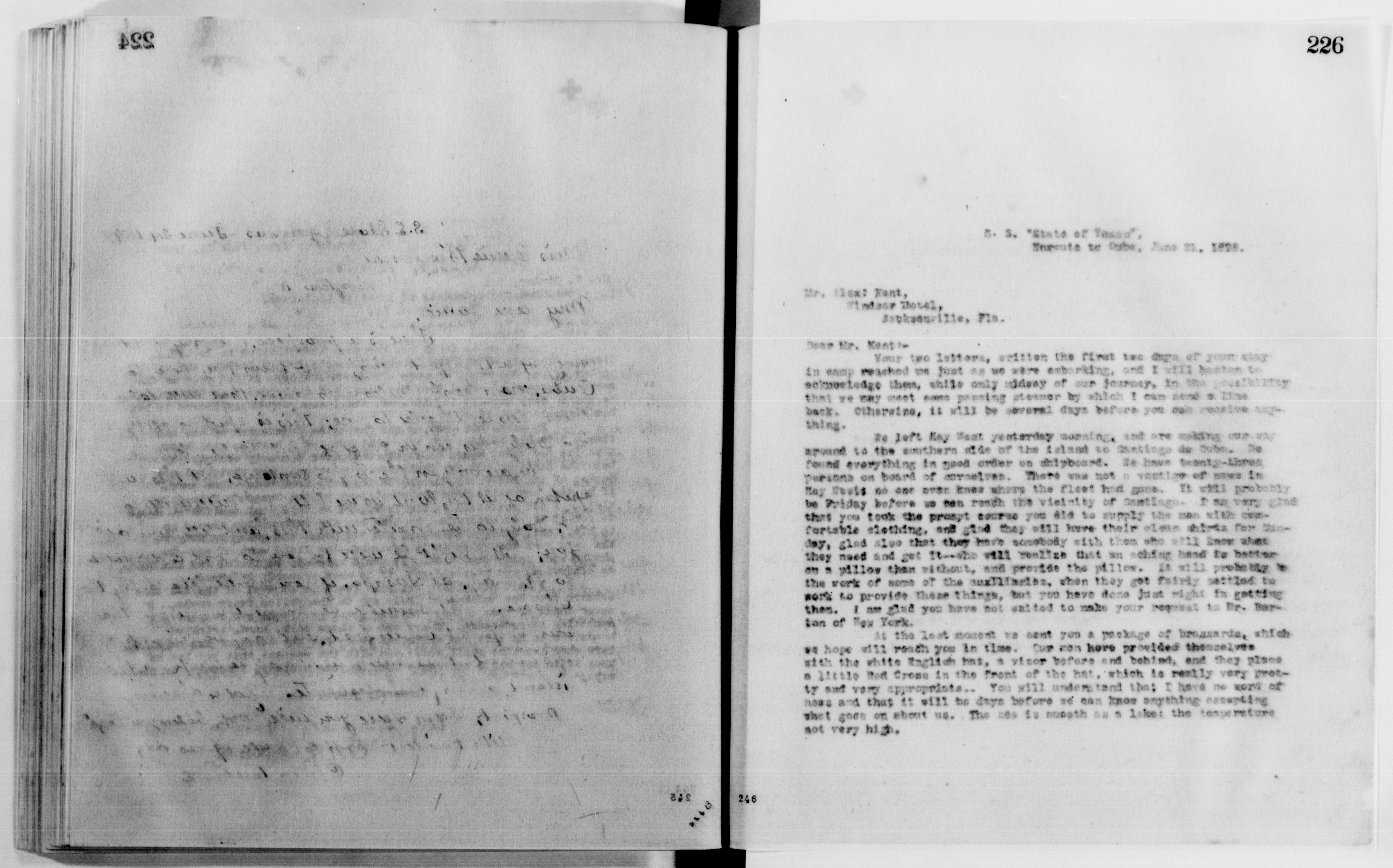 Scanned image of the current content page