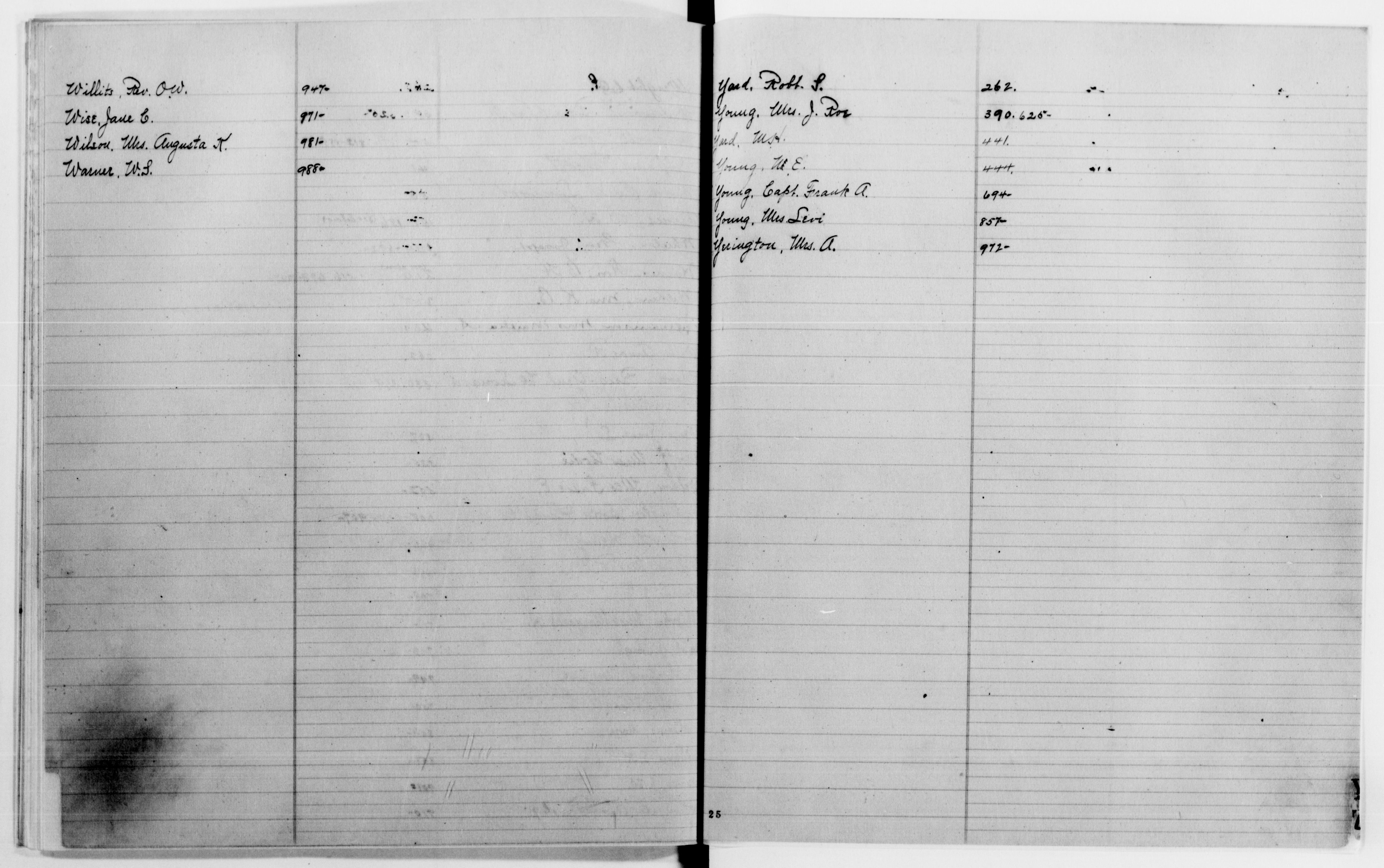 Scanned image of the current content page