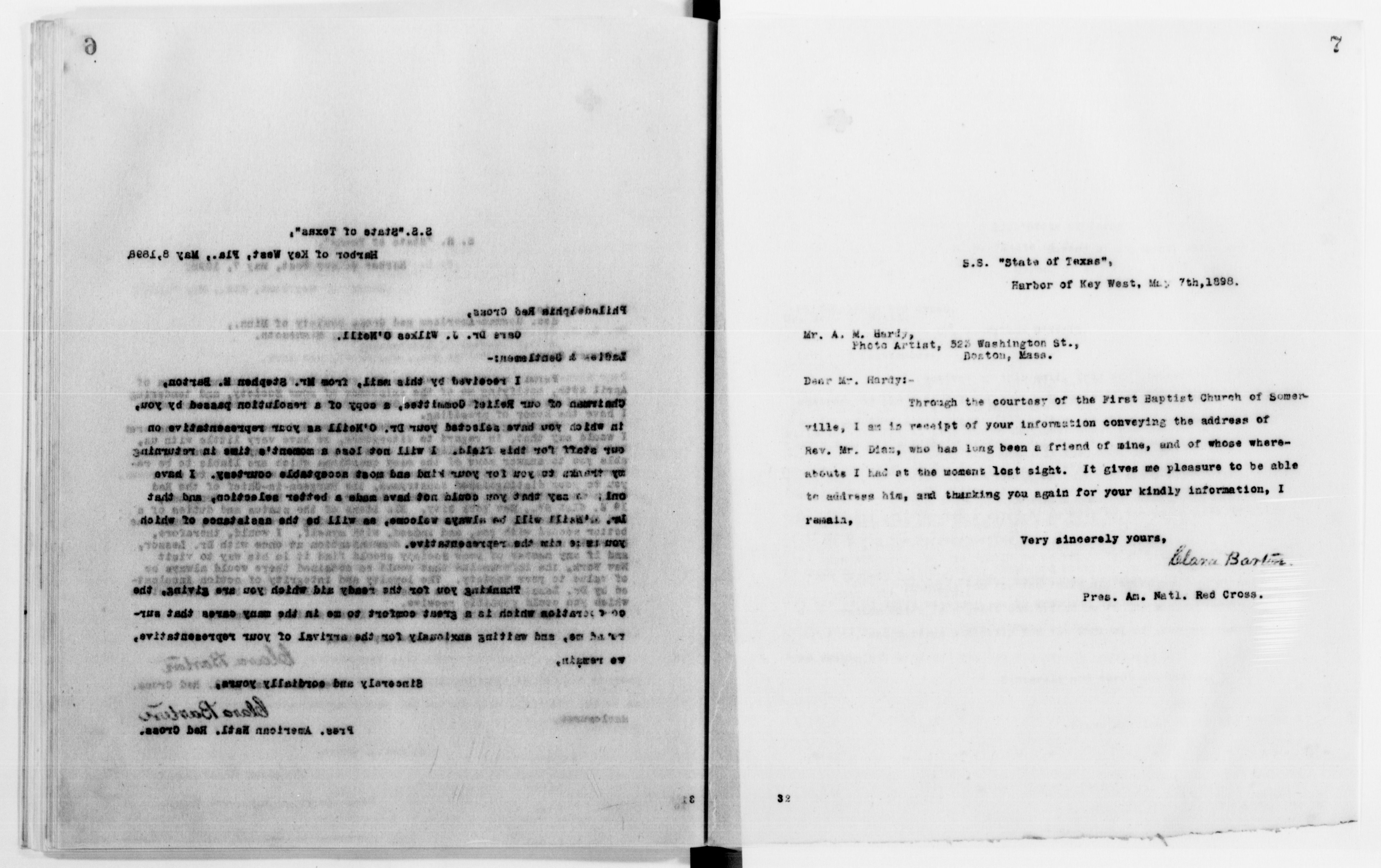 Scanned image of the current content page